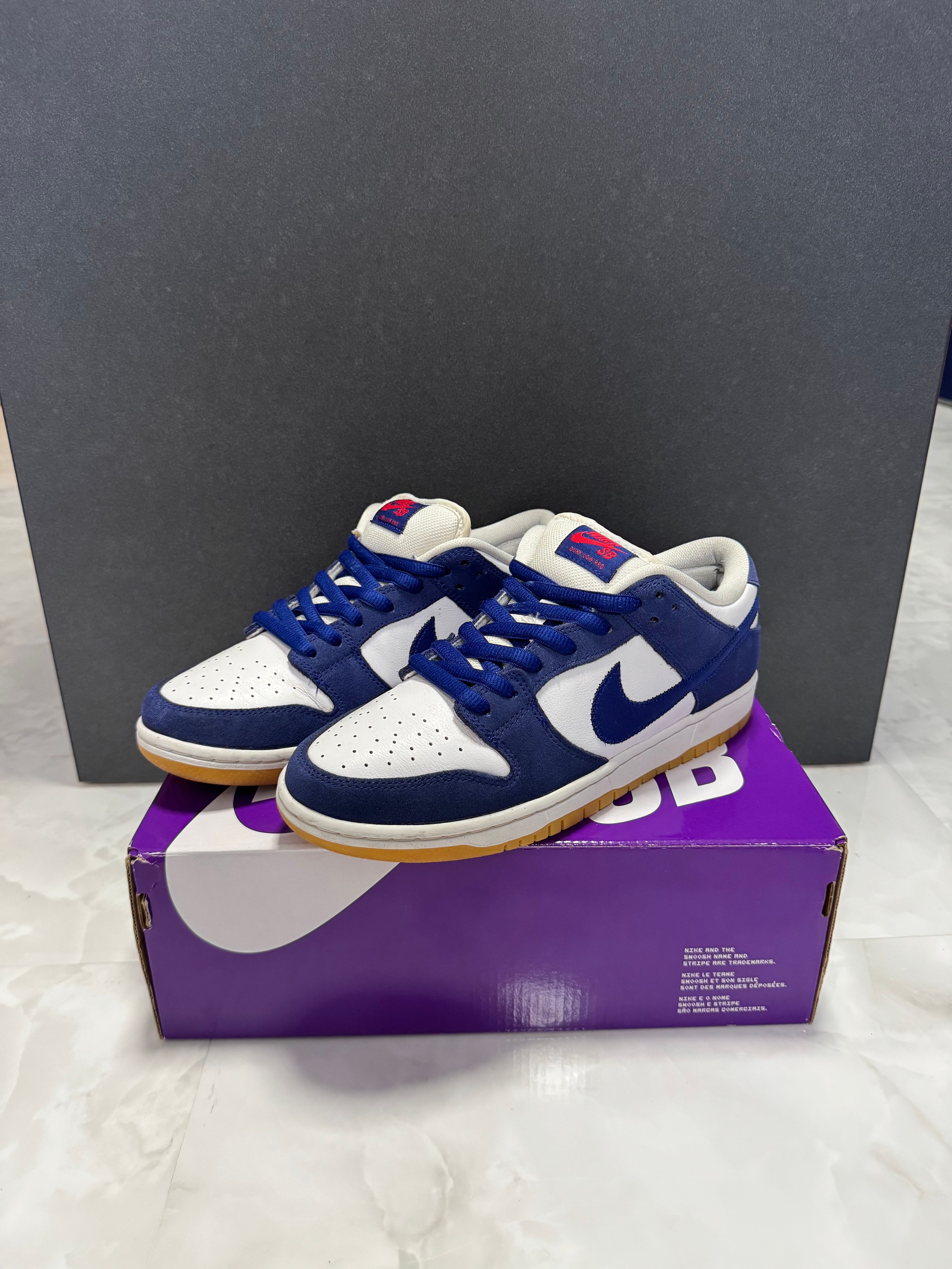 Nike SB Dunk Low "Los Angeles Dodgers/Deep Royal Blue"