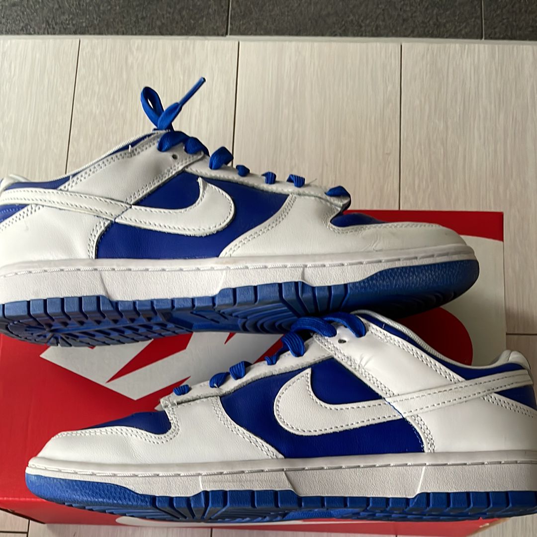 Nike Dunk Low Retro "Racer Blue and White"
