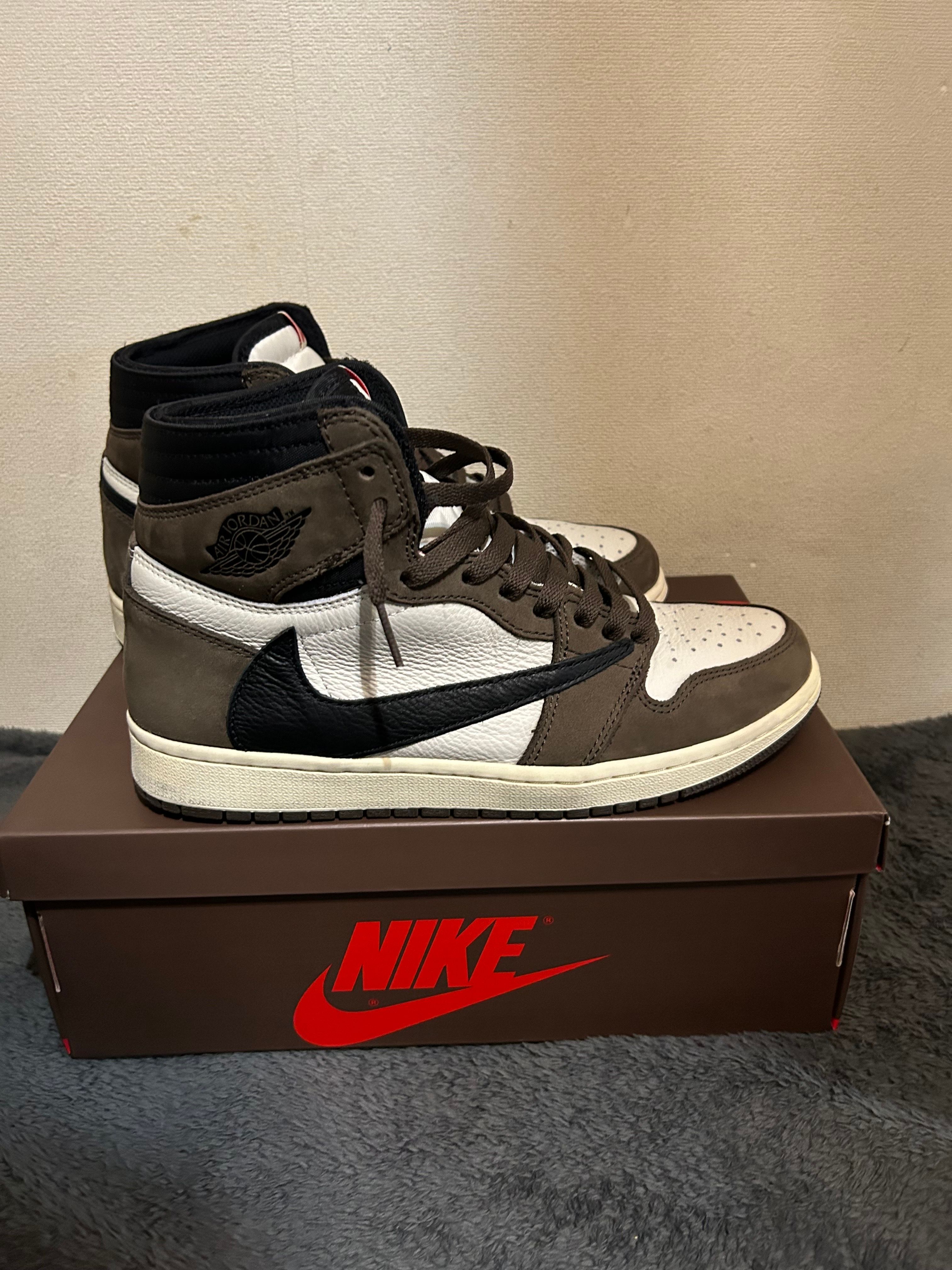 Travis Scott × Nike Air Jordan 1 Retro High OG TS SP "Sail/Dark Mocha"
