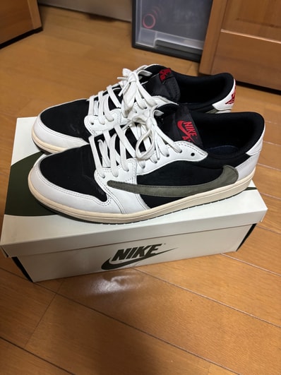 Travis Scott × Nike Women's Air Jordan 1 Low OG "Medium Olive"