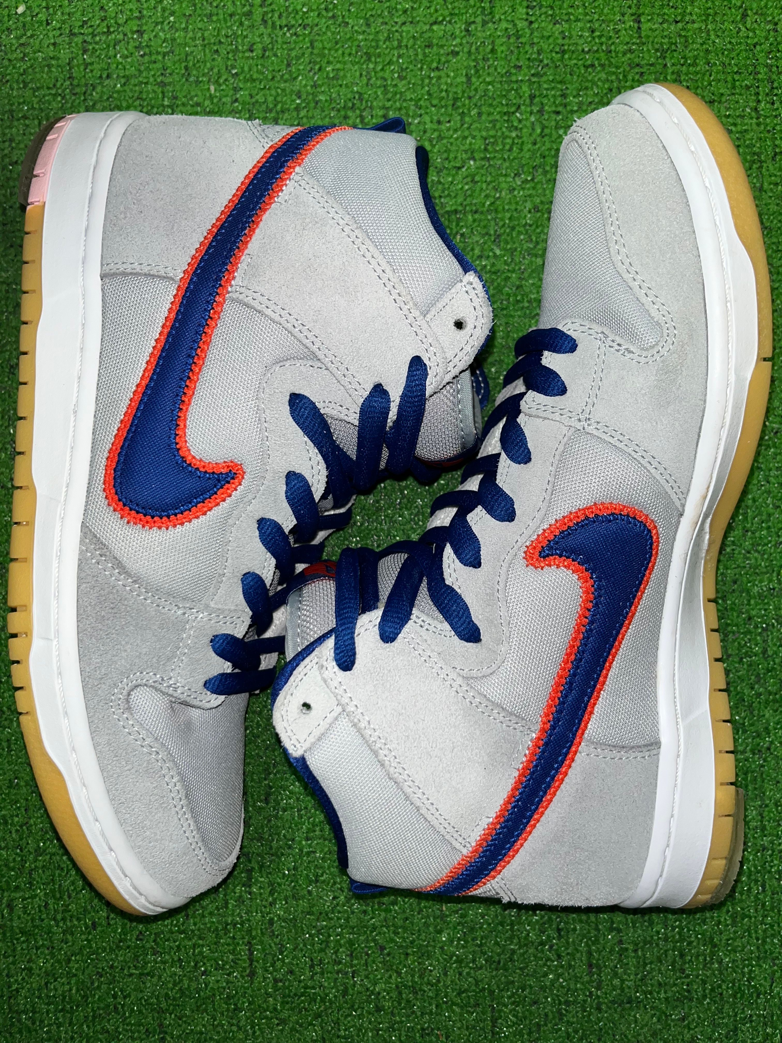 Nike SB Dunk High "Rush Blue and Team Orange/New York Mets"