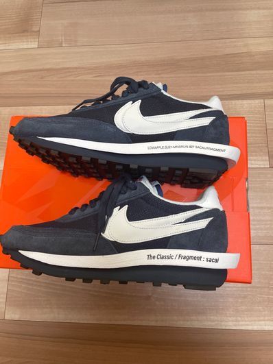 Fragment × sacai × Nike LD Waffle "Blackended Blue"