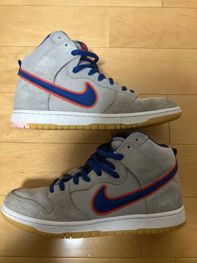 Nike SB Dunk High "Rush Blue and Team Orange/New York Mets"