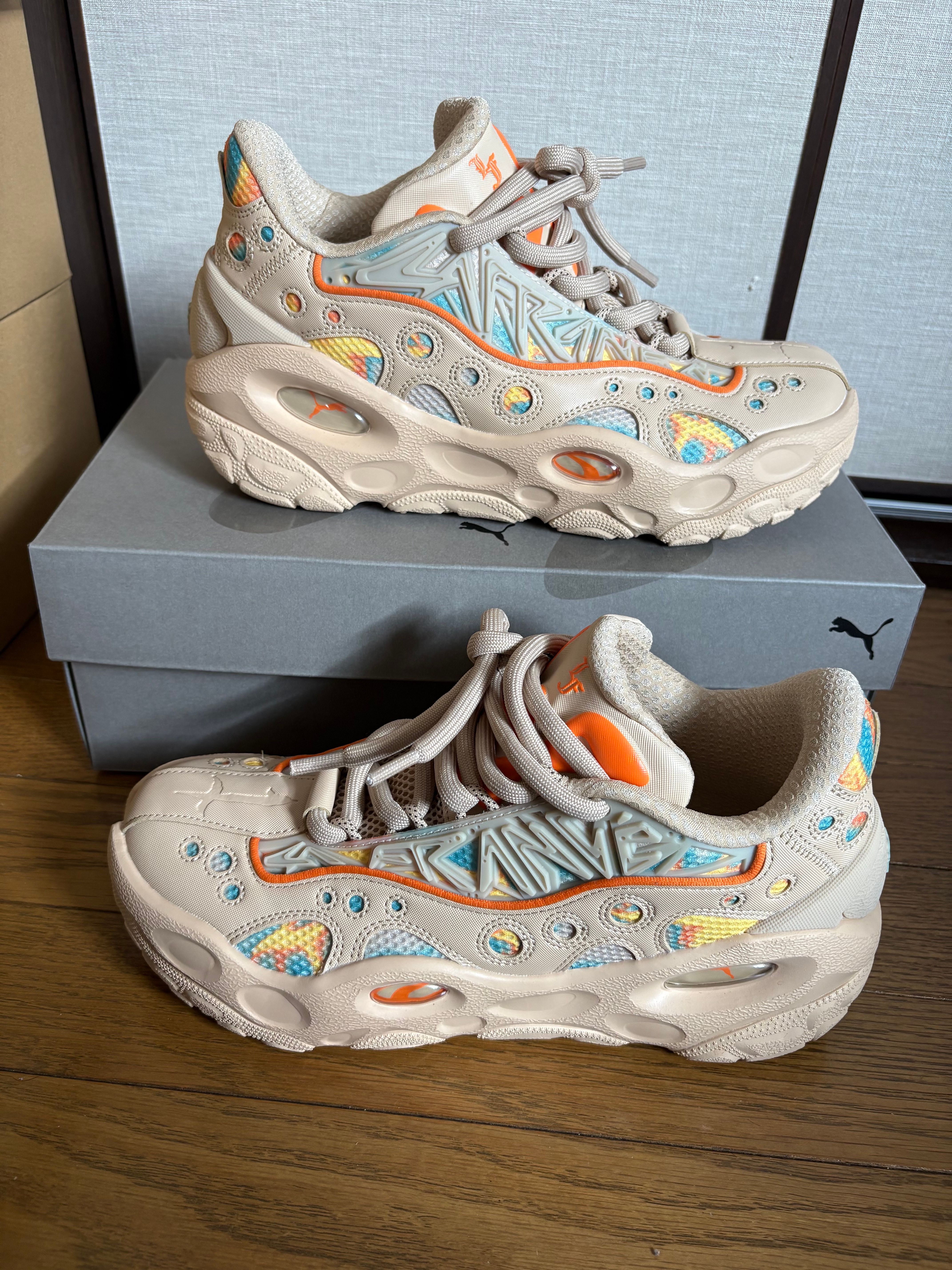 ラメロボール × プーマ ラフランス RNR "ライトサンド/オレンジグロー/アクアティック"