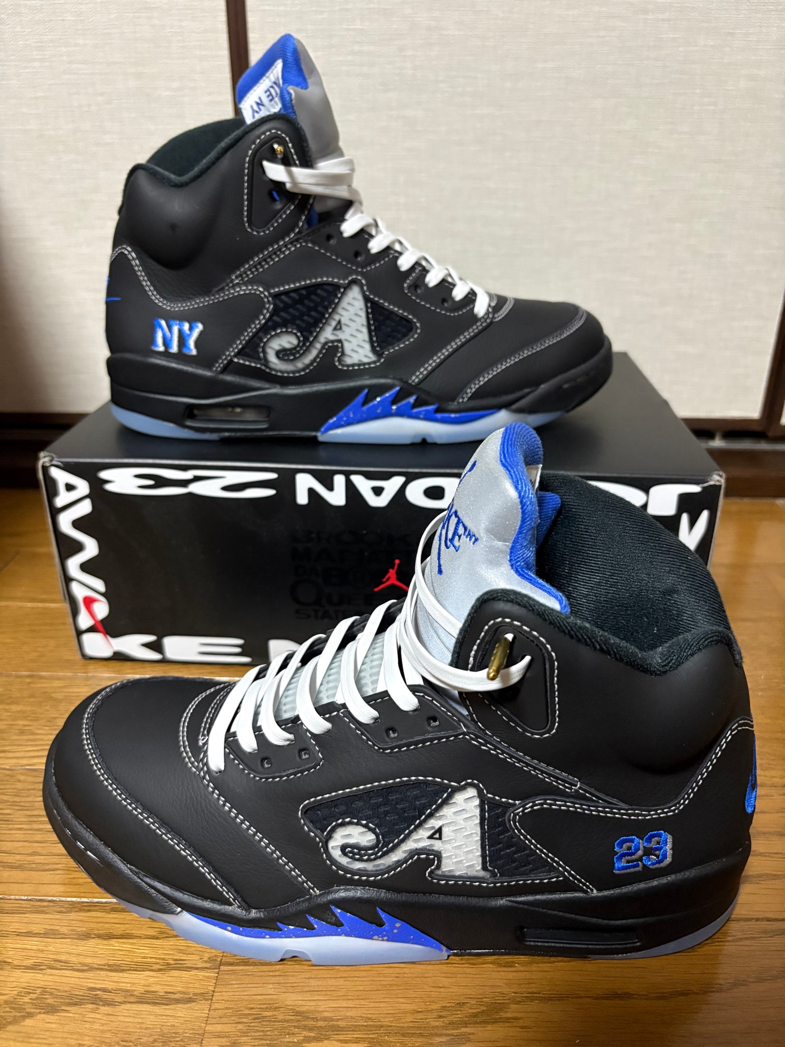 Awake NY × Nike Air Jordan 5 Retro OG "Black"