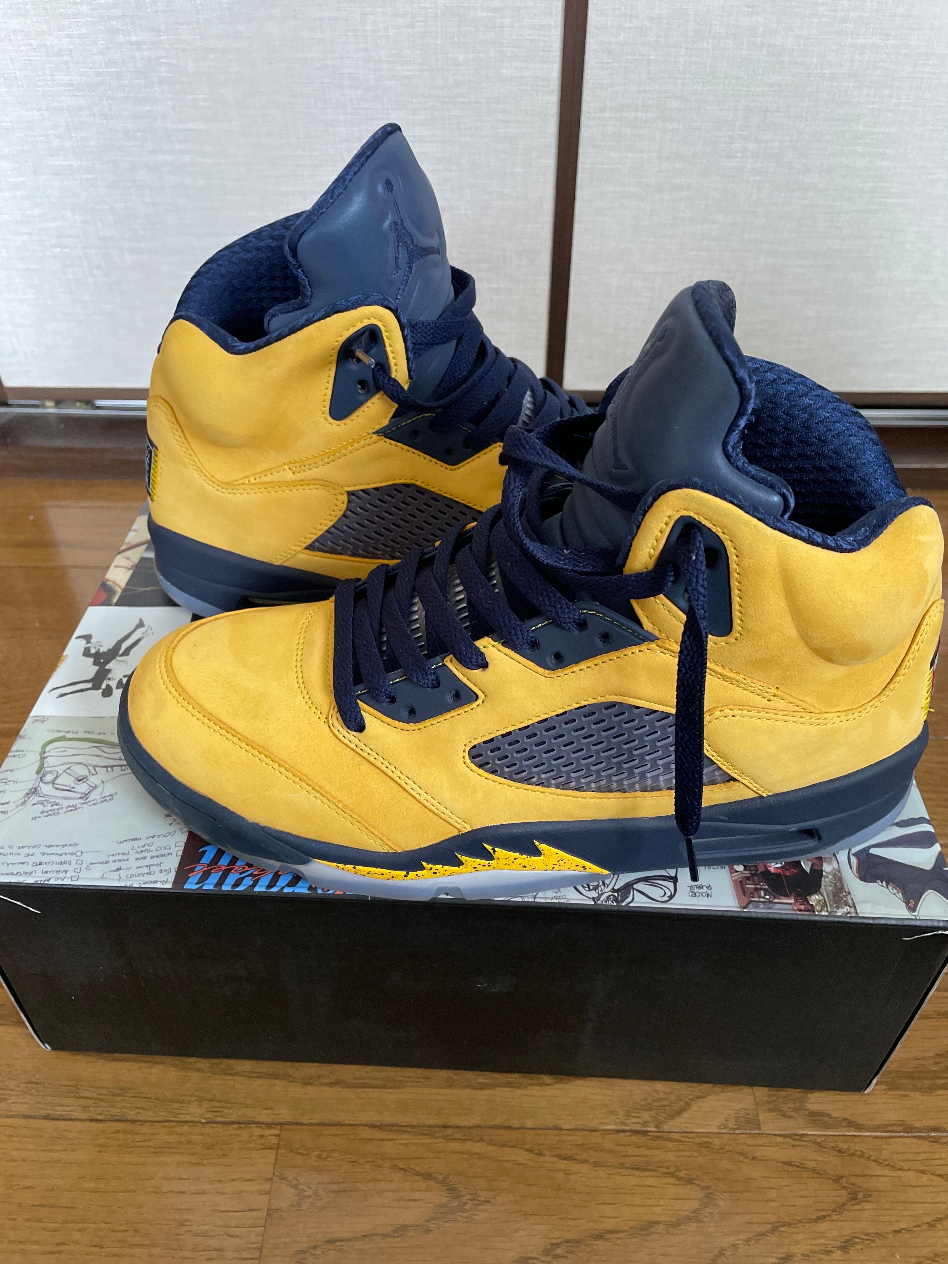 NIKE AIR JORDAN 5 "MICHIGAN"