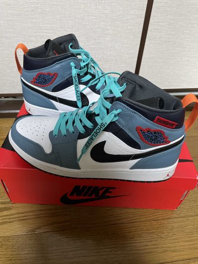 FACETASM × Nike Air Jordan 1 Mid "White/Navy"