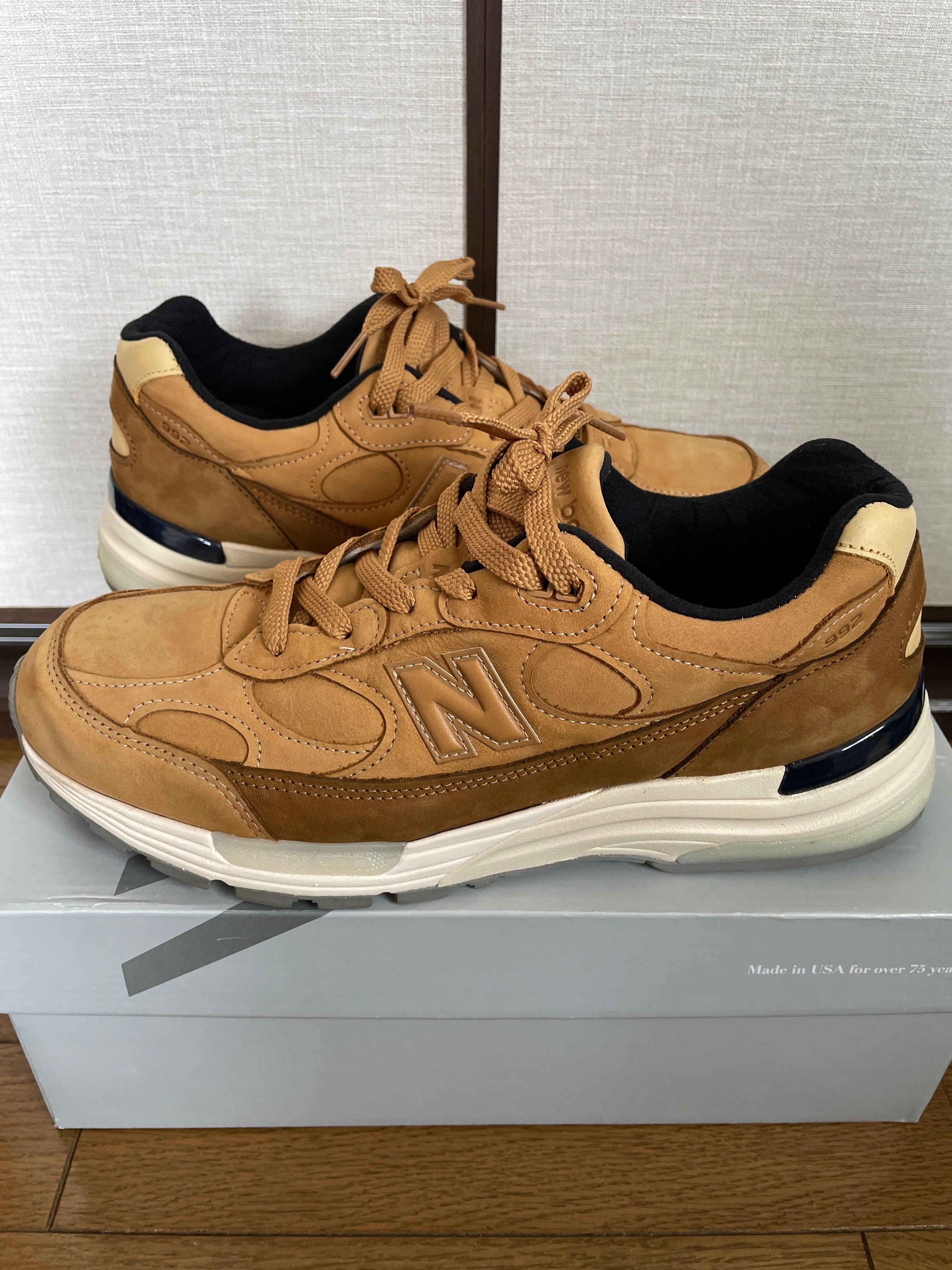 New Balance 992 Made in USA "Tan/Brown"