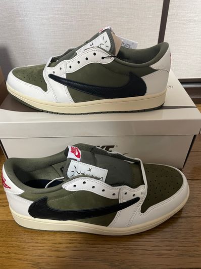 Travis Scott × Nike Air Jordan 1 Low OG SP "Reverse Olive"