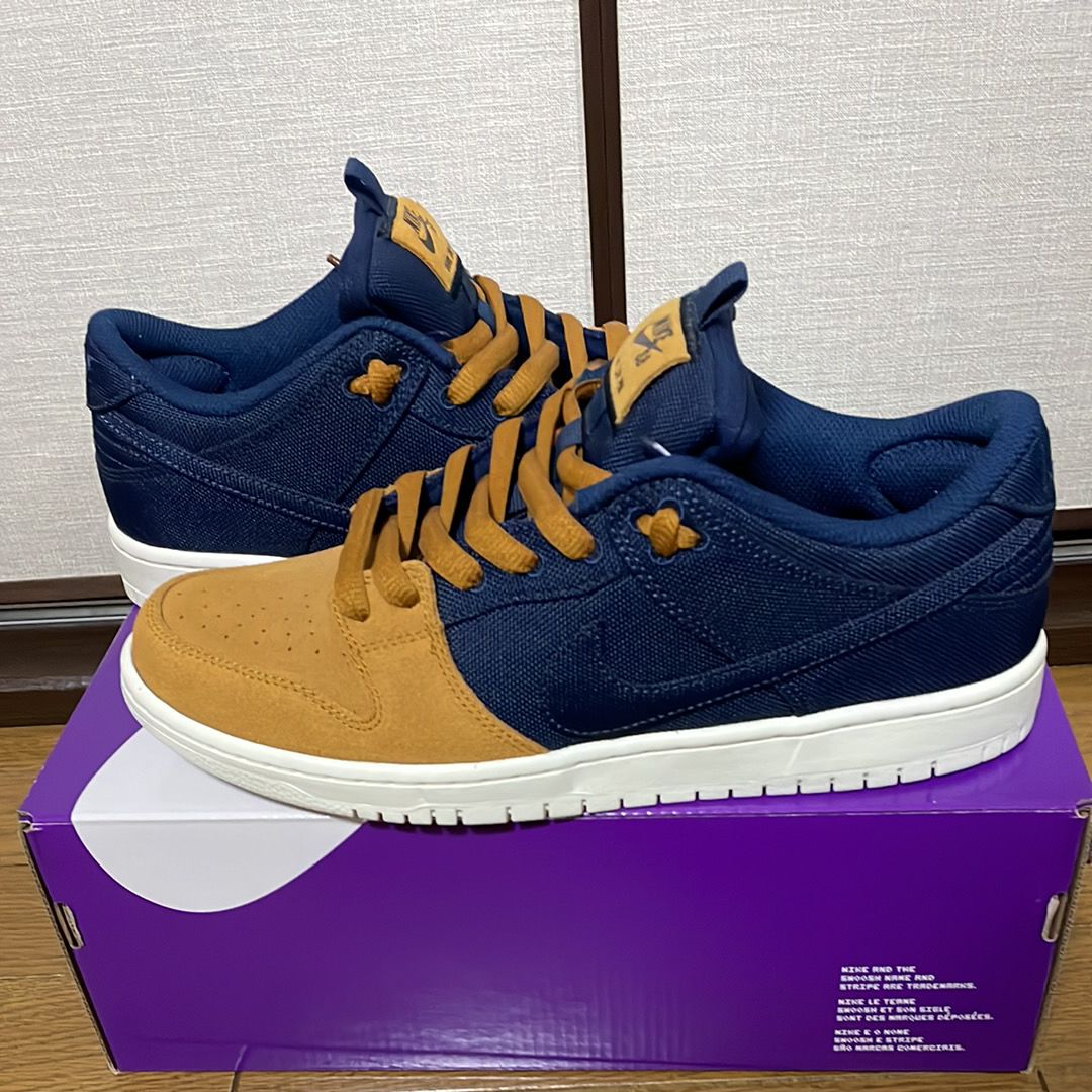 NIKE SB DUNK Low デザートオークル&ミッドナイトネイビー26.5 Nike SB Dunk Low 'Desert Ochre and Midnight Navy' (DX6775