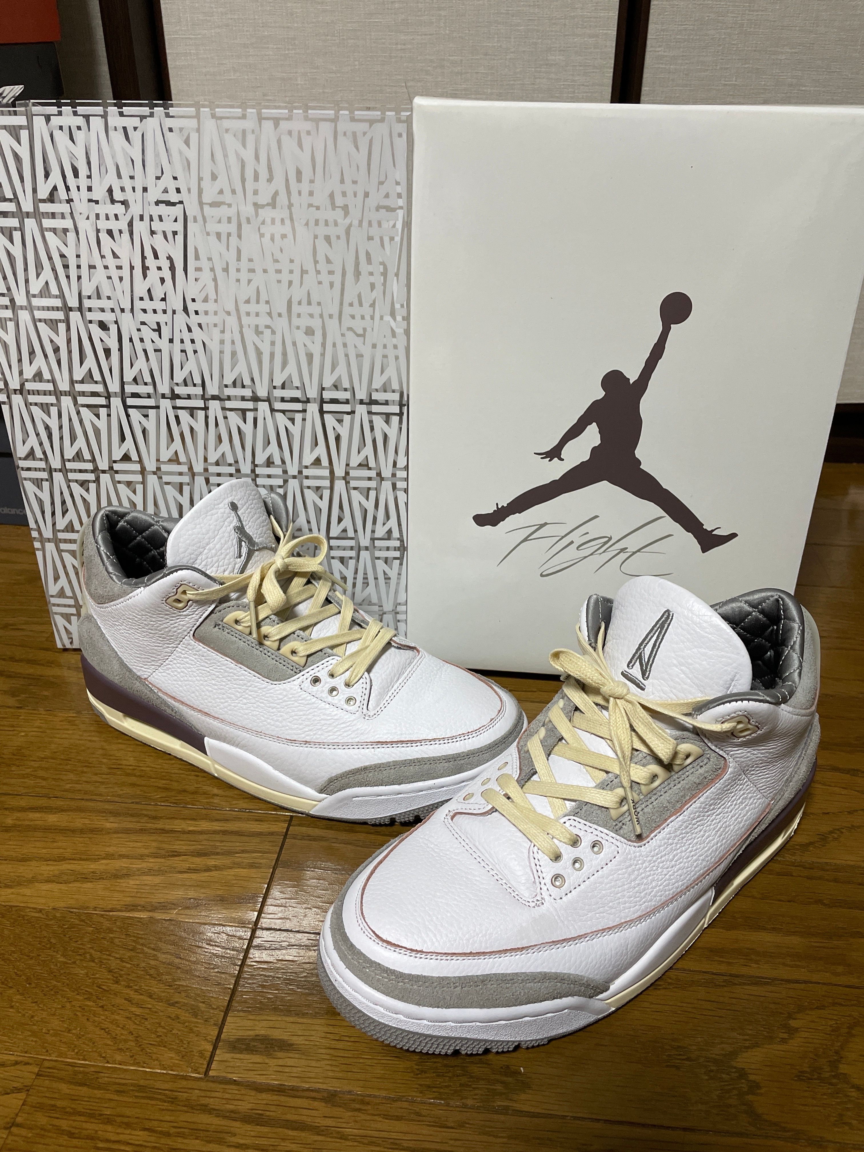 A Ma Maniere × Nike Women's Air Jordan 3 Retro SP "White/Medium Grey Violet Ore"
