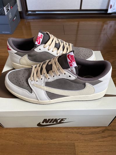 Travis Scott × Nike Air Jordan 1 Low OG SP "Reverse Mocha/Sail and Ridgerock"