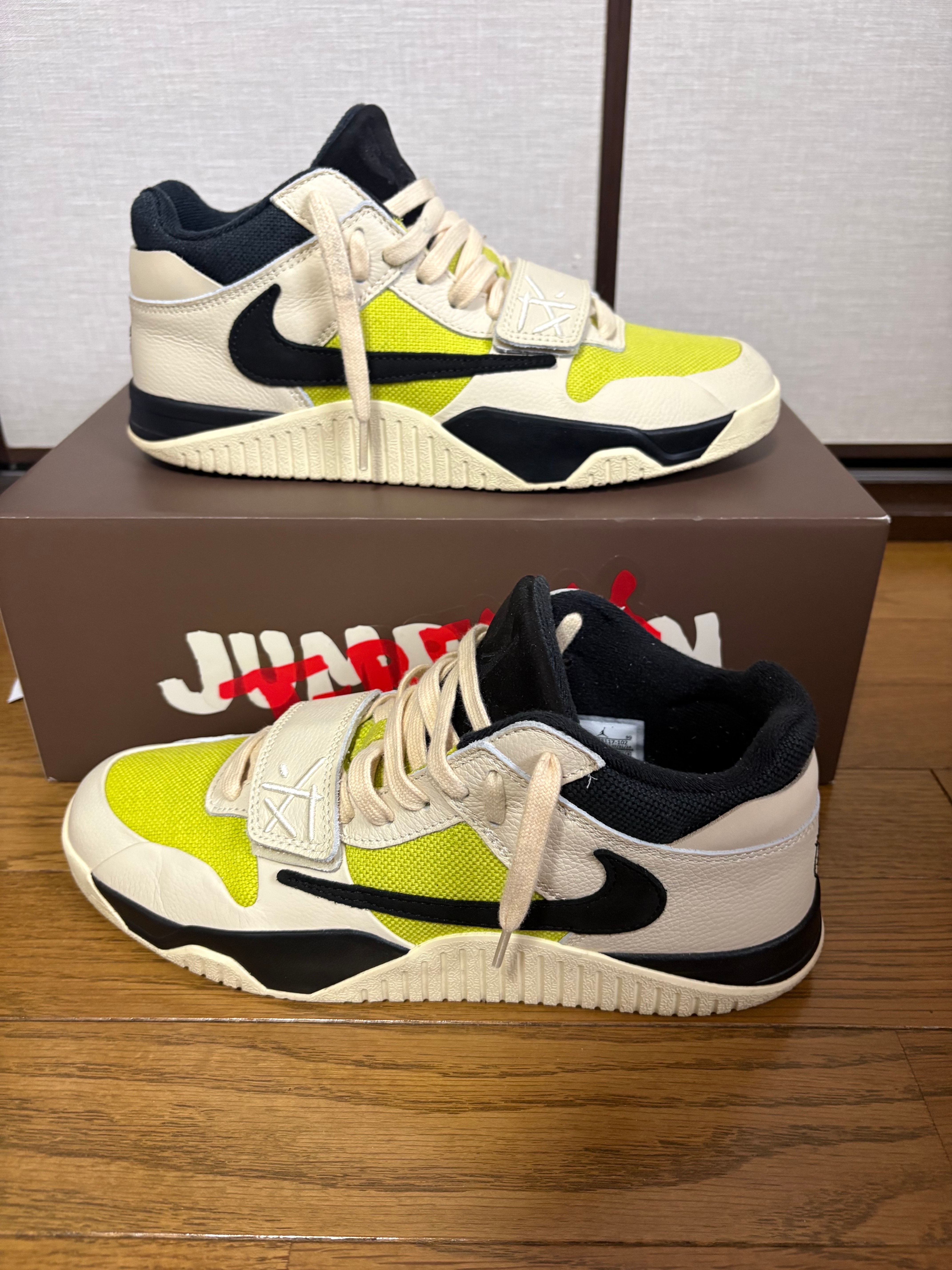 トラヴィススコット × ナイキ ジョーダン ジャンプマンジャック TR CJ1 T-Rexx "ブライトカクタス"