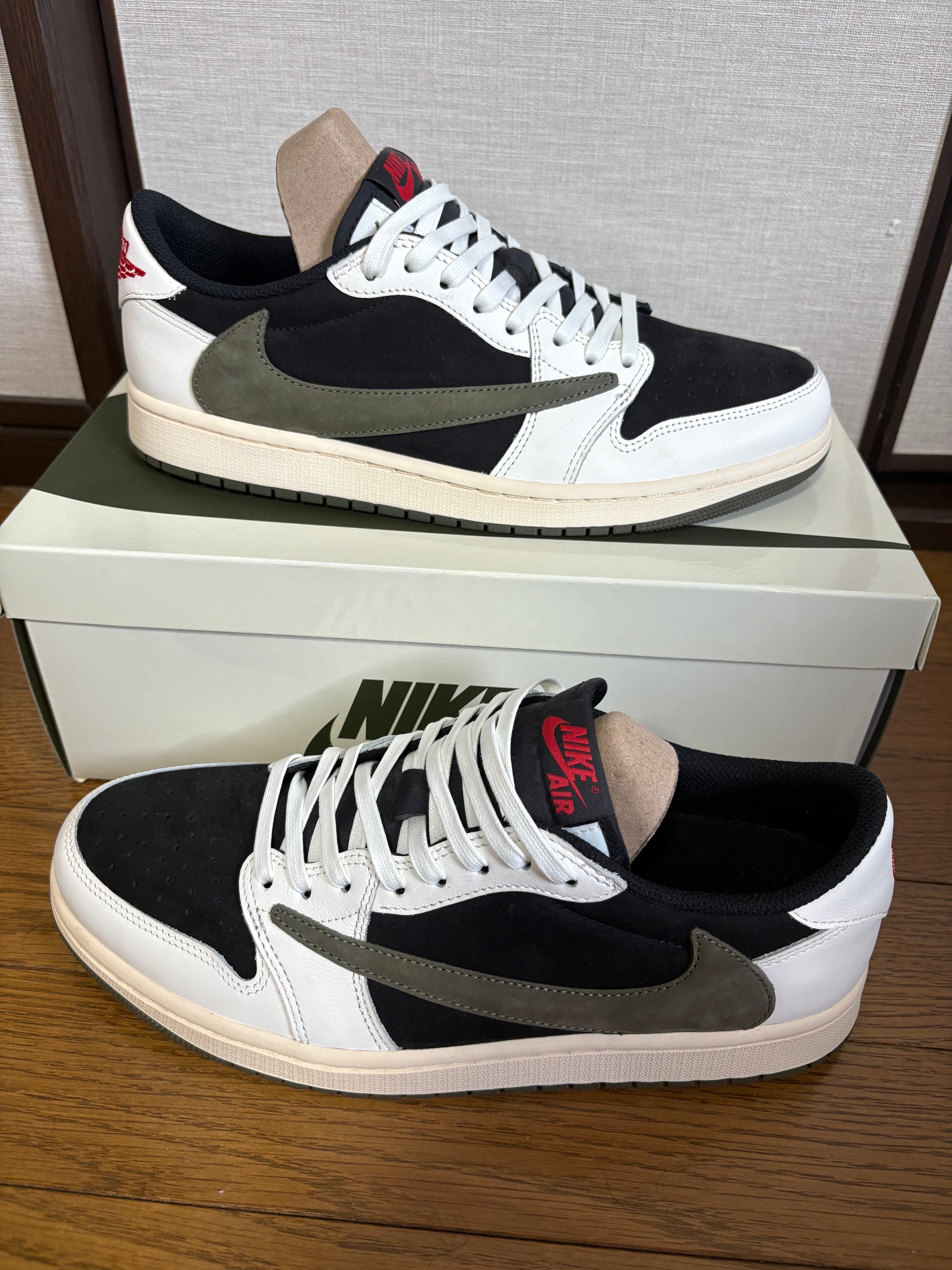 Travis Scott × Nike Women's Air Jordan 1 Low OG "Medium Olive"