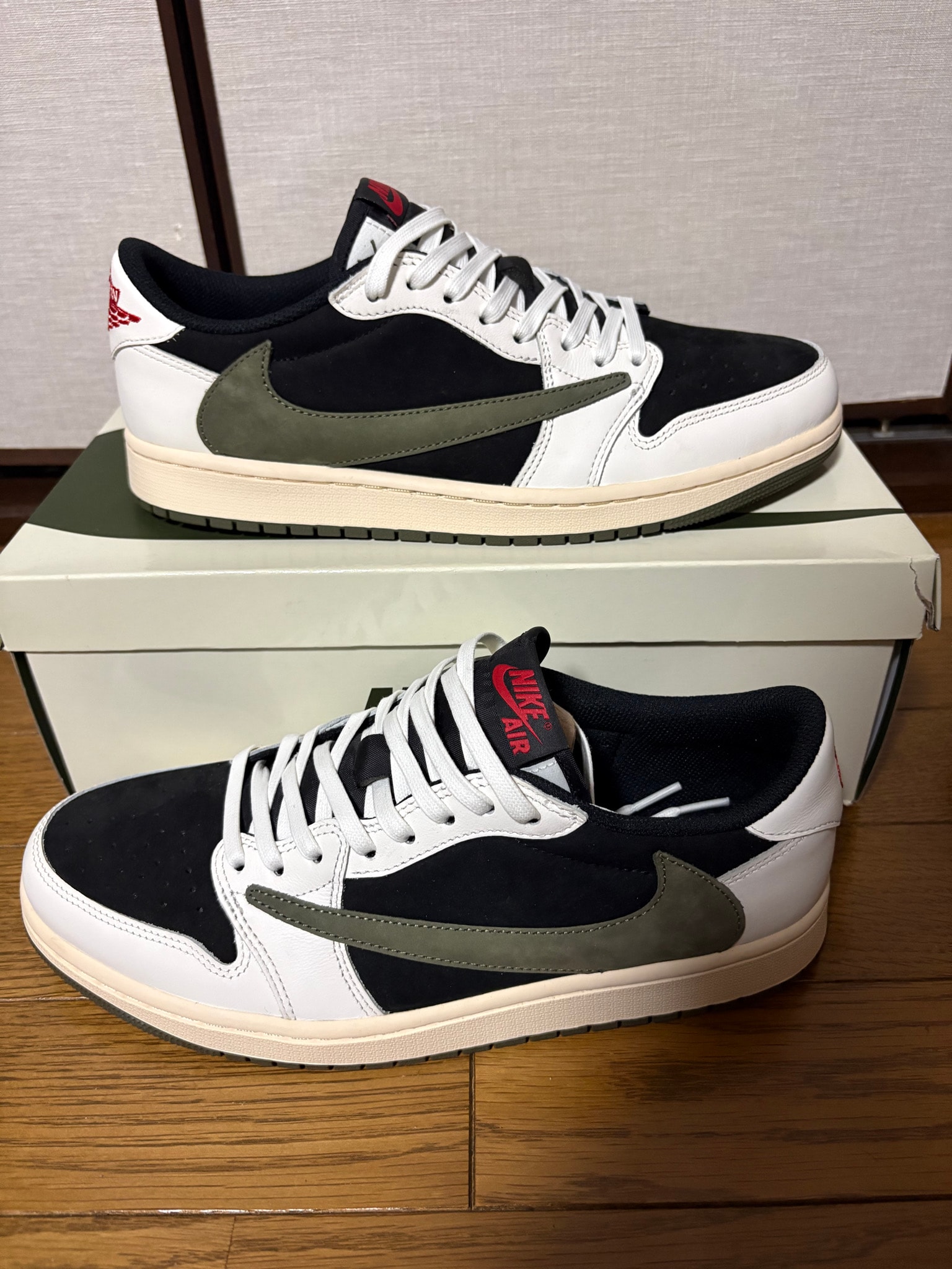Travis Scott × Nike Women's Air Jordan 1 Low OG "Medium Olive"