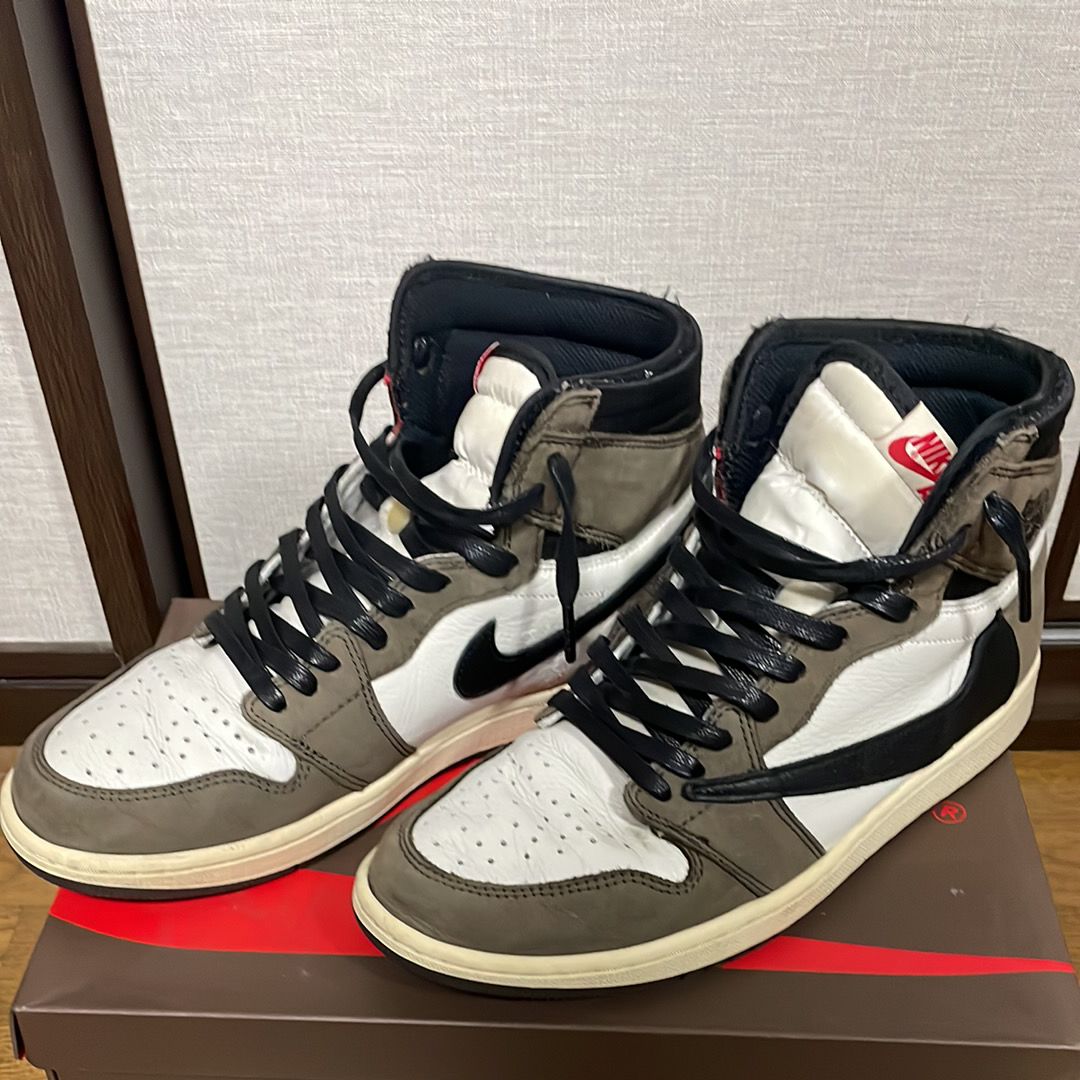 Travis Scott × Nike Air Jordan 1 Retro High OG TS SP "Sail/Dark Mocha"