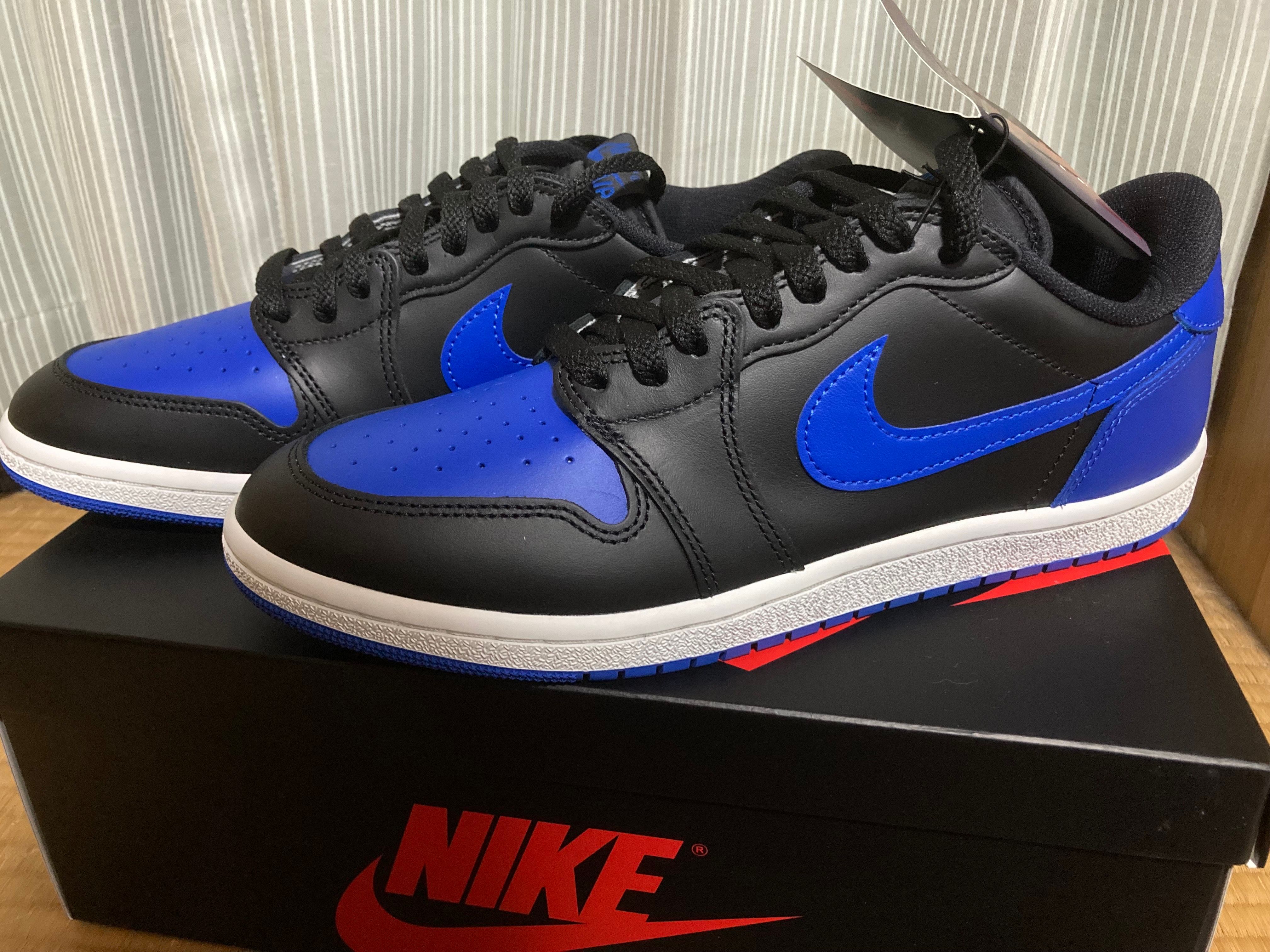 Nike Air Jordan 1 Low '85 "Black and Royal Blue"