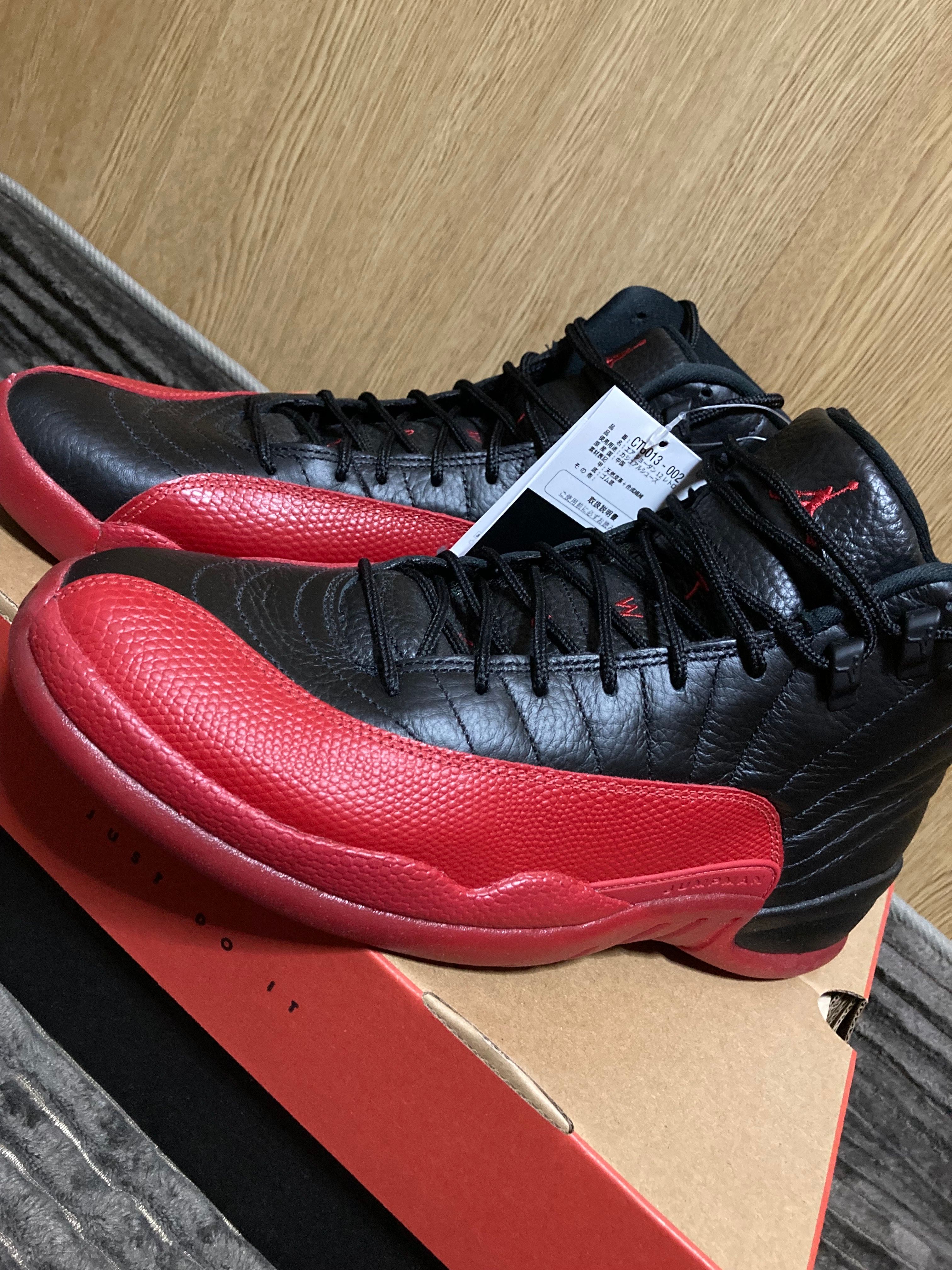 Nike Air Jordan 12 Retro "Flu Game/Black and Varsity Red" (2025)