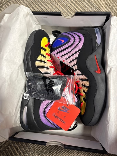 Supreme × Nike Air Bakin "Black/Multi"
