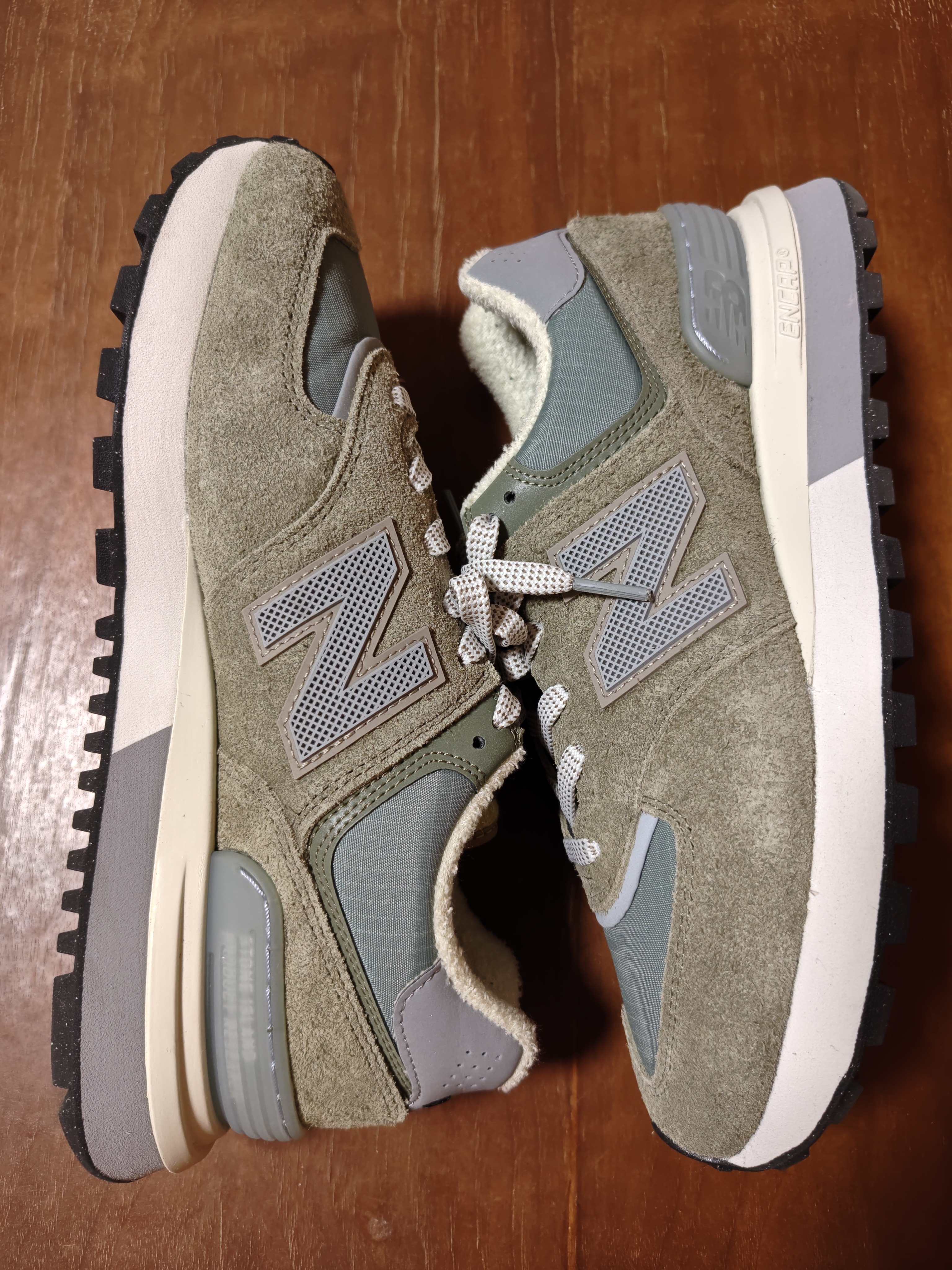 Stone Island × New Balance 574 Legacy "Green"