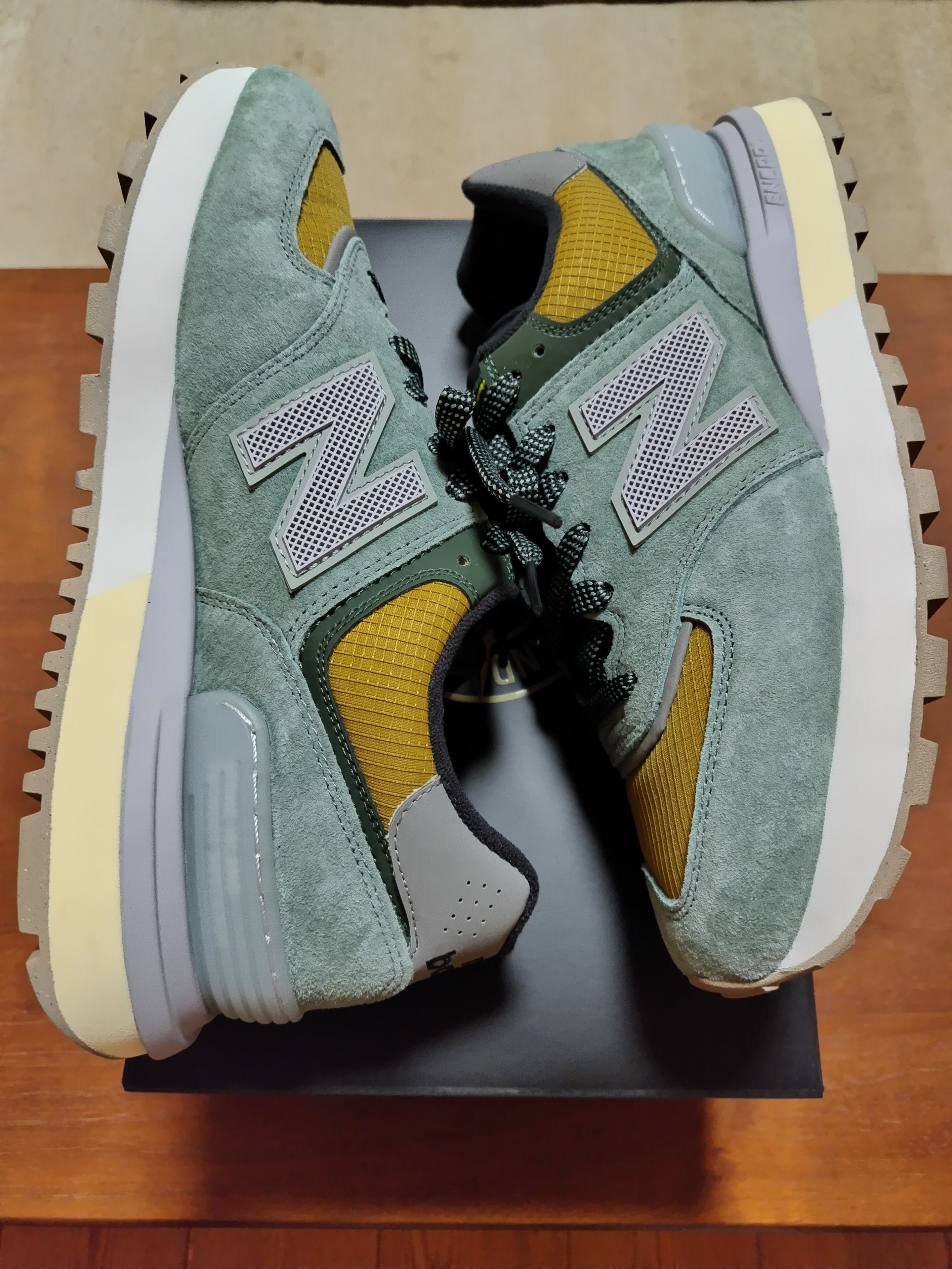 Stone Island × New Balance 574 Legacy "Green Clay"