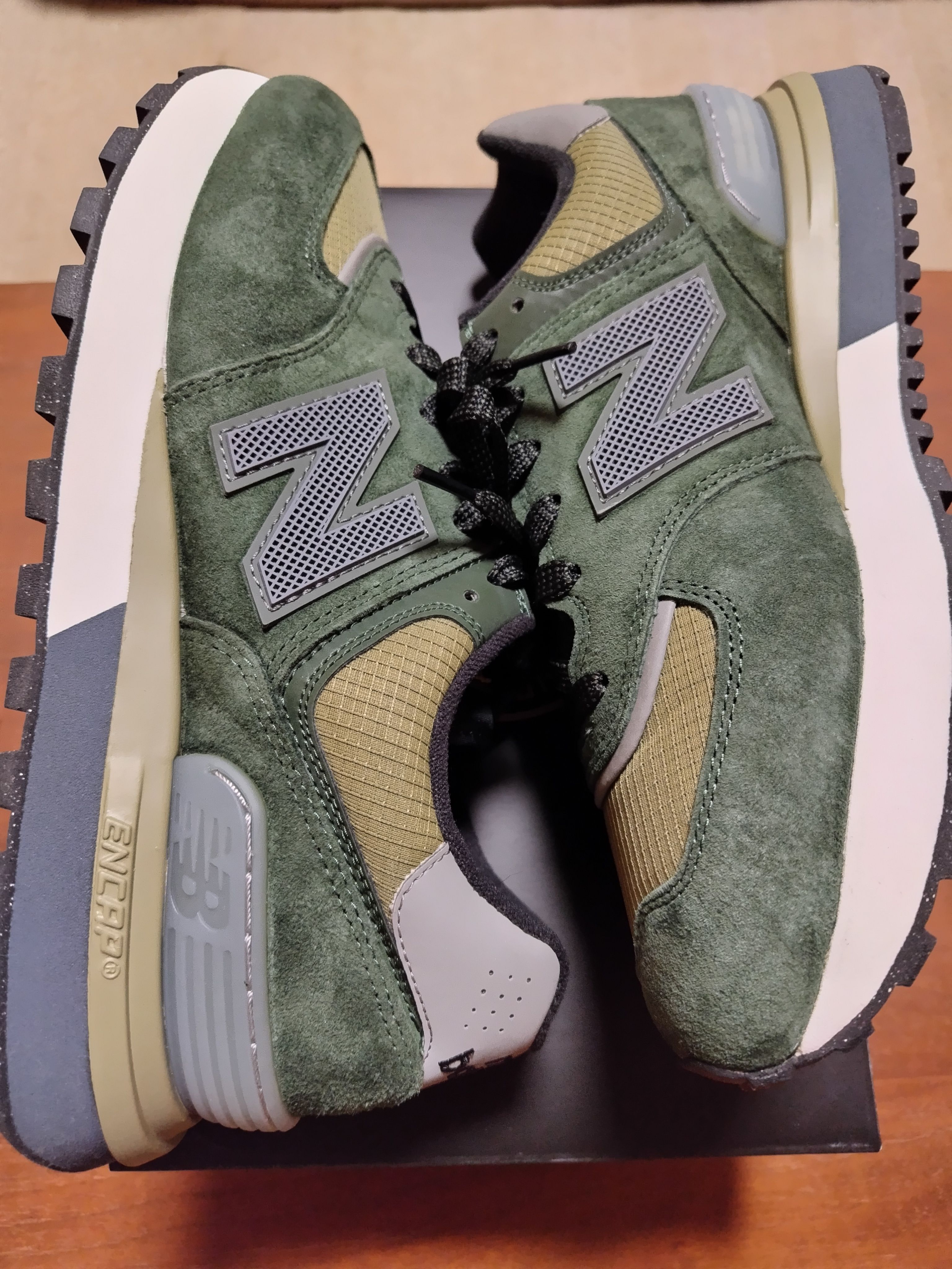 Stone Island × New Balance 574 Legacy "Dark Green"
