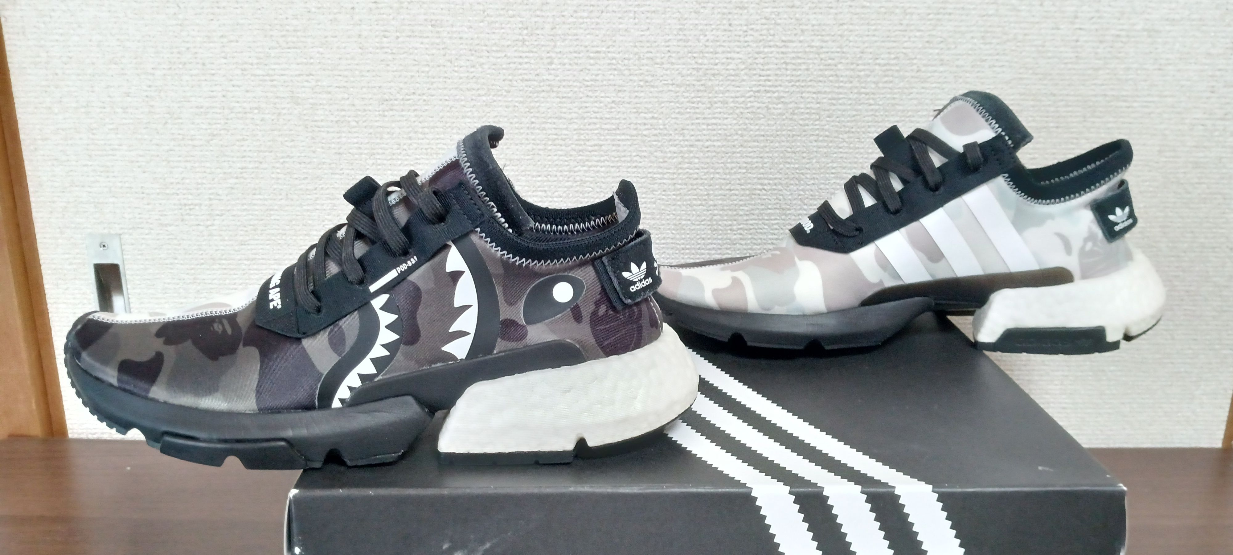 adidas × A Bathing Ape × Neighborhood POD-S 3.1 "Black"