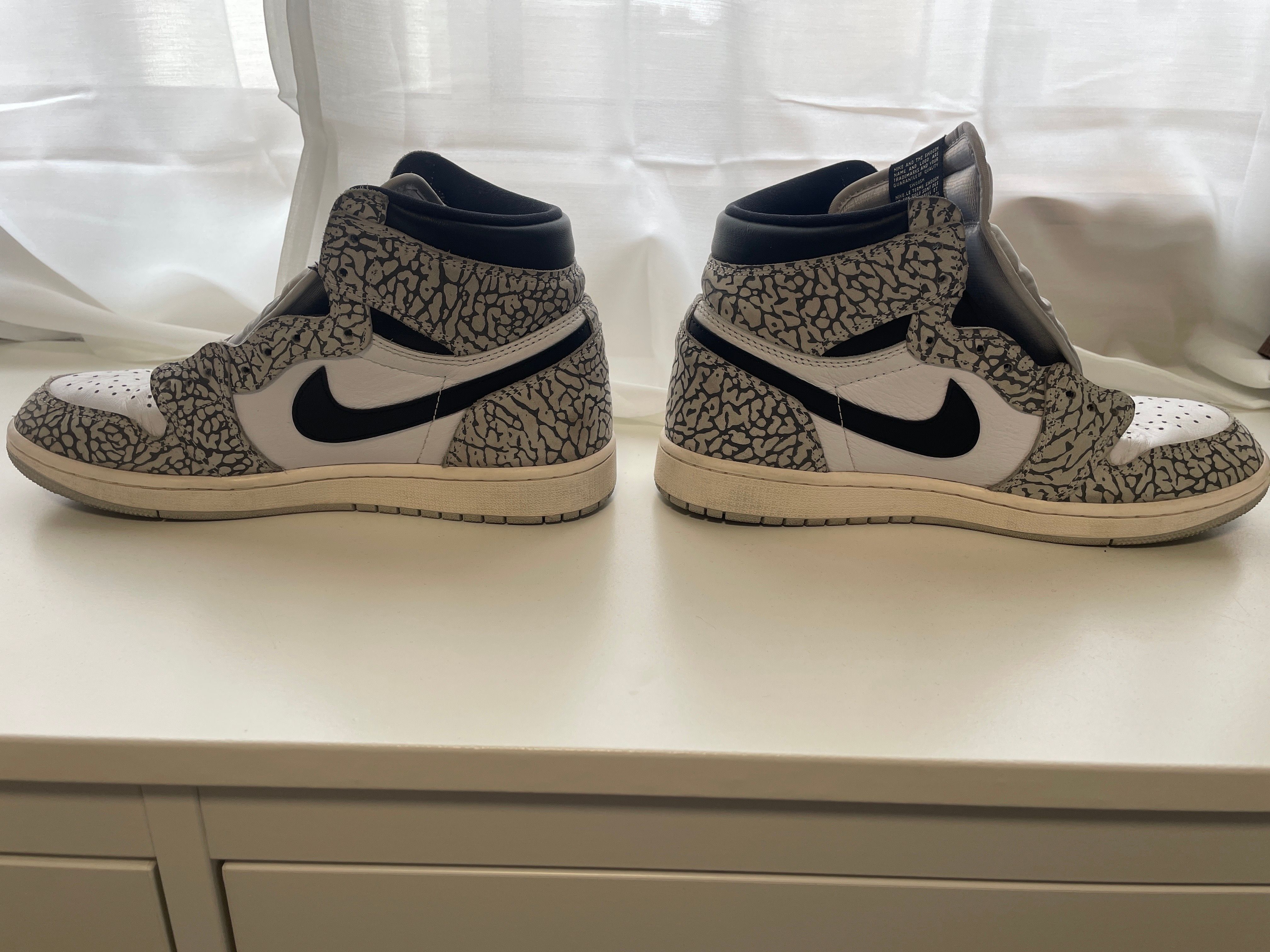 Nike Air Jordan 1 High OG "White Cement/Safari"