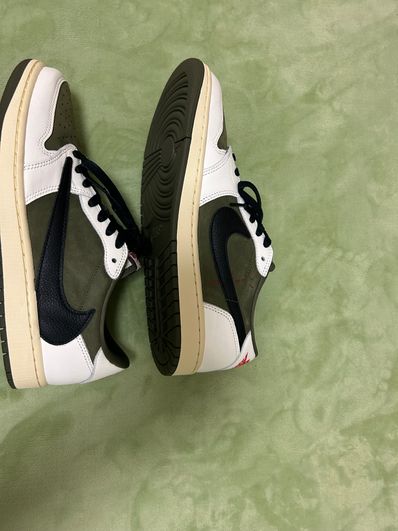 Travis Scott × Nike Air Jordan 1 Low OG SP "Reverse Olive"