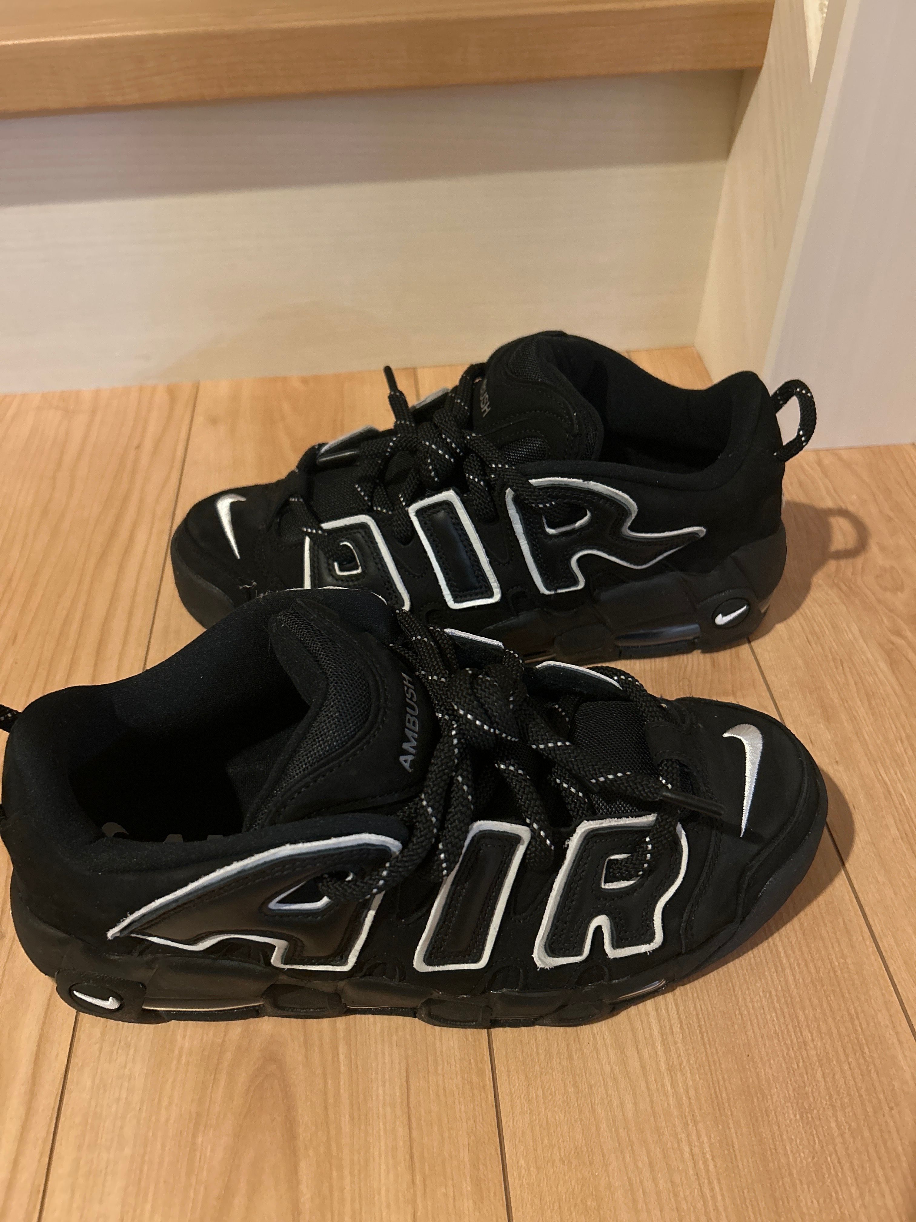 AMBUSH × Nike Air More Uptempo Low "Black and White"