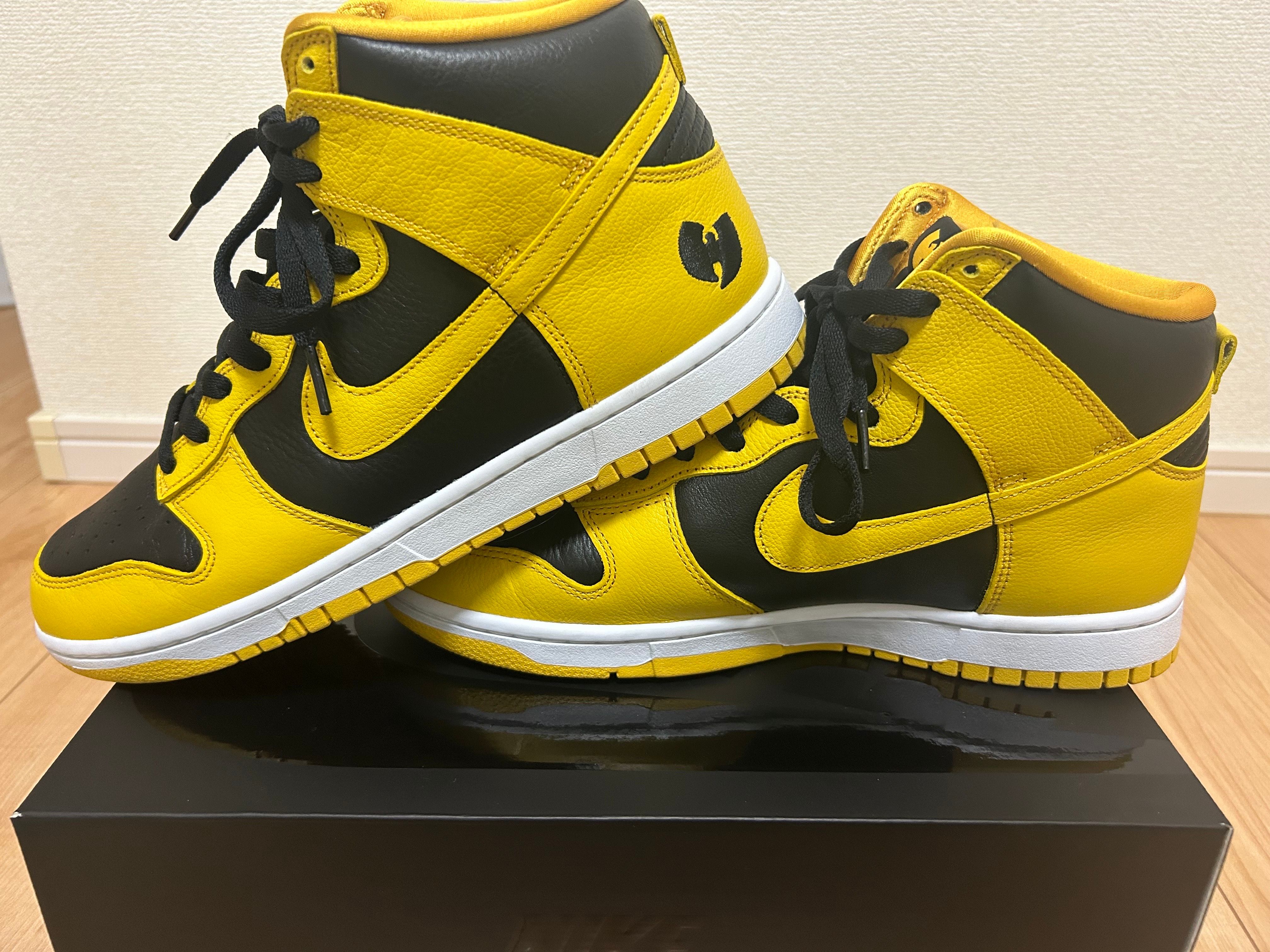 Wu-Tang Clan × Nike Dunk High Retro PRM "Black and Pollen"