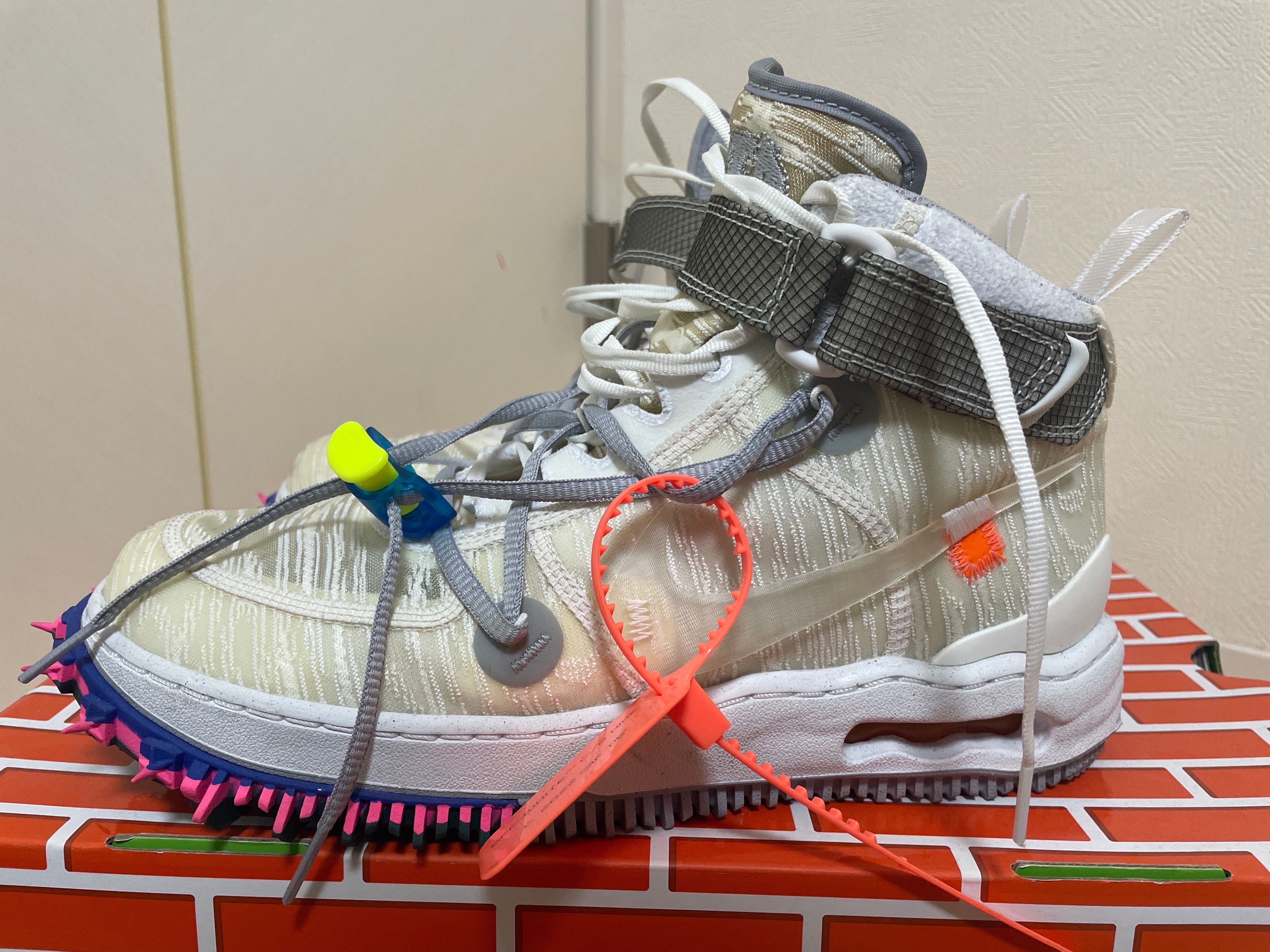 Off-White × Nike Air Force 1 Mid "White"