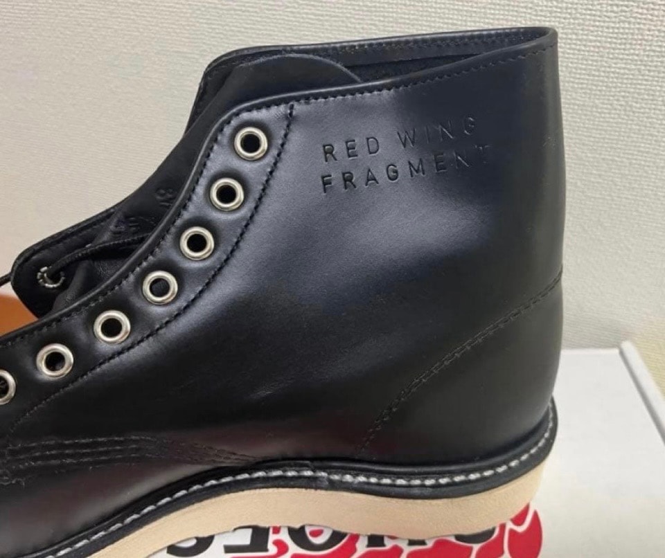 FRAGMENT × Red Wing 6inch Round Toe "Black"