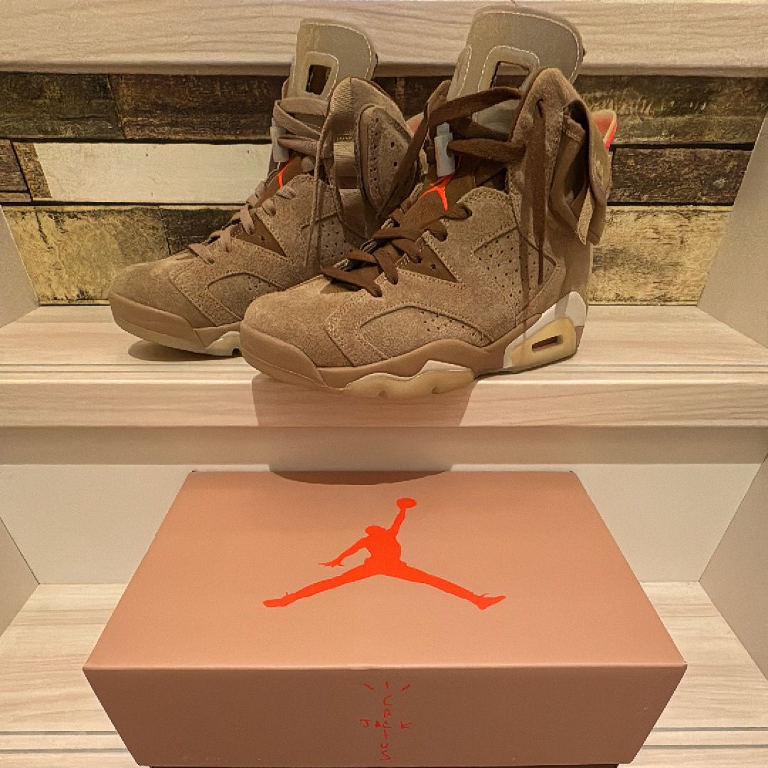 Travis Scott × Nike Air Jordan 6 "British Khaki"