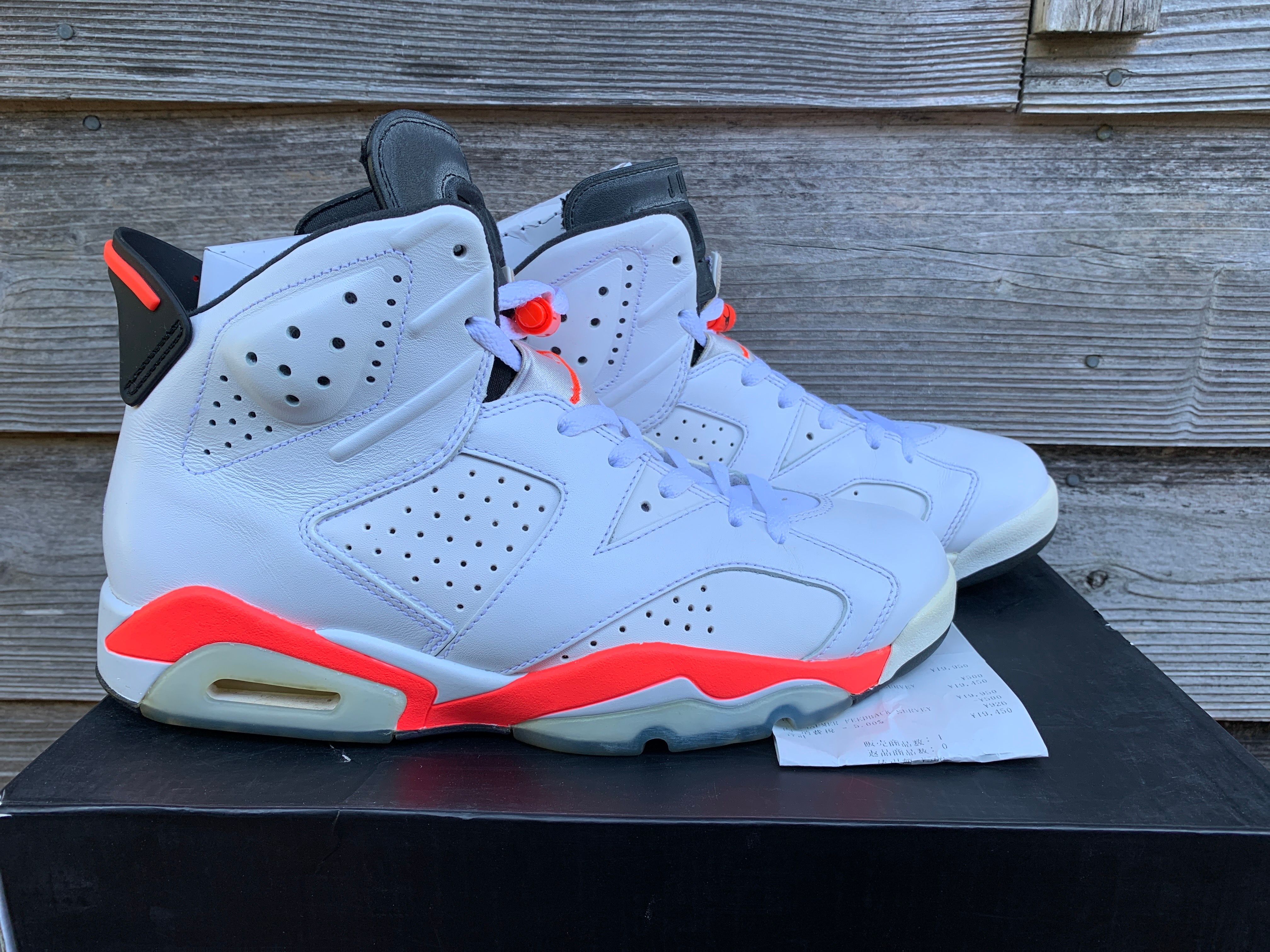 Nike Air Jordan 6 Retro "White / Infra Red" (2014)