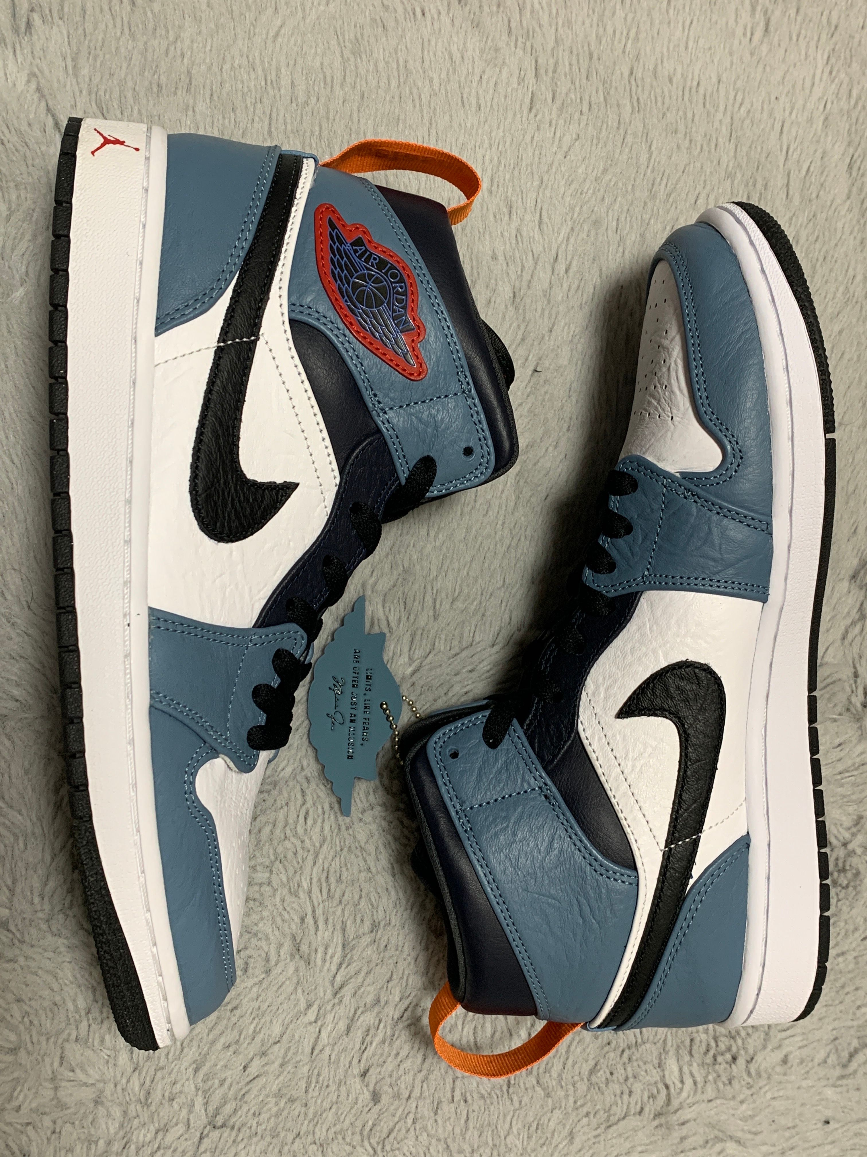 FACETASM × Nike Air Jordan 1 Mid "White/Navy"