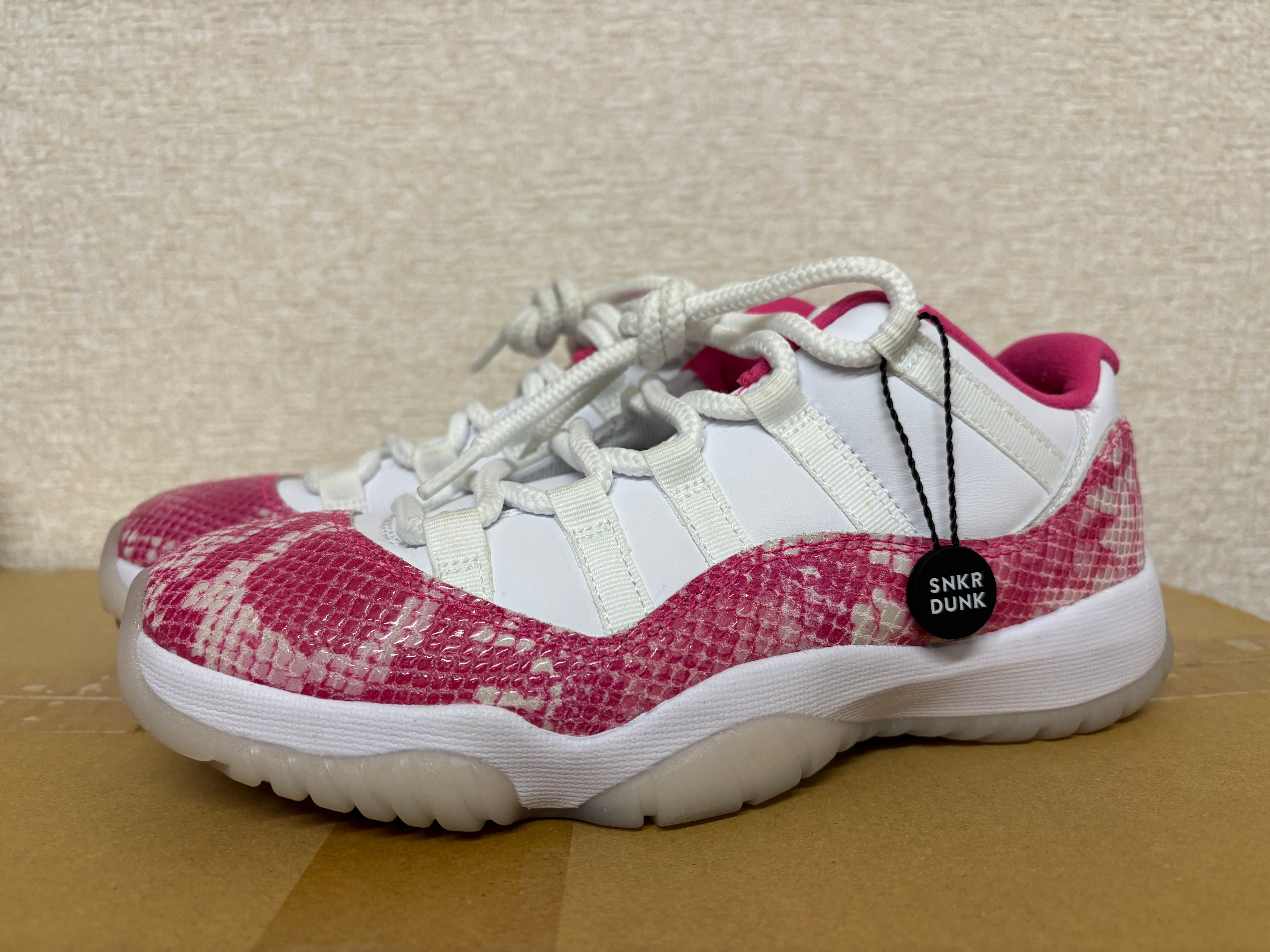 Nike Women's Air Jordan 11 Low "Snakeskin Pink"