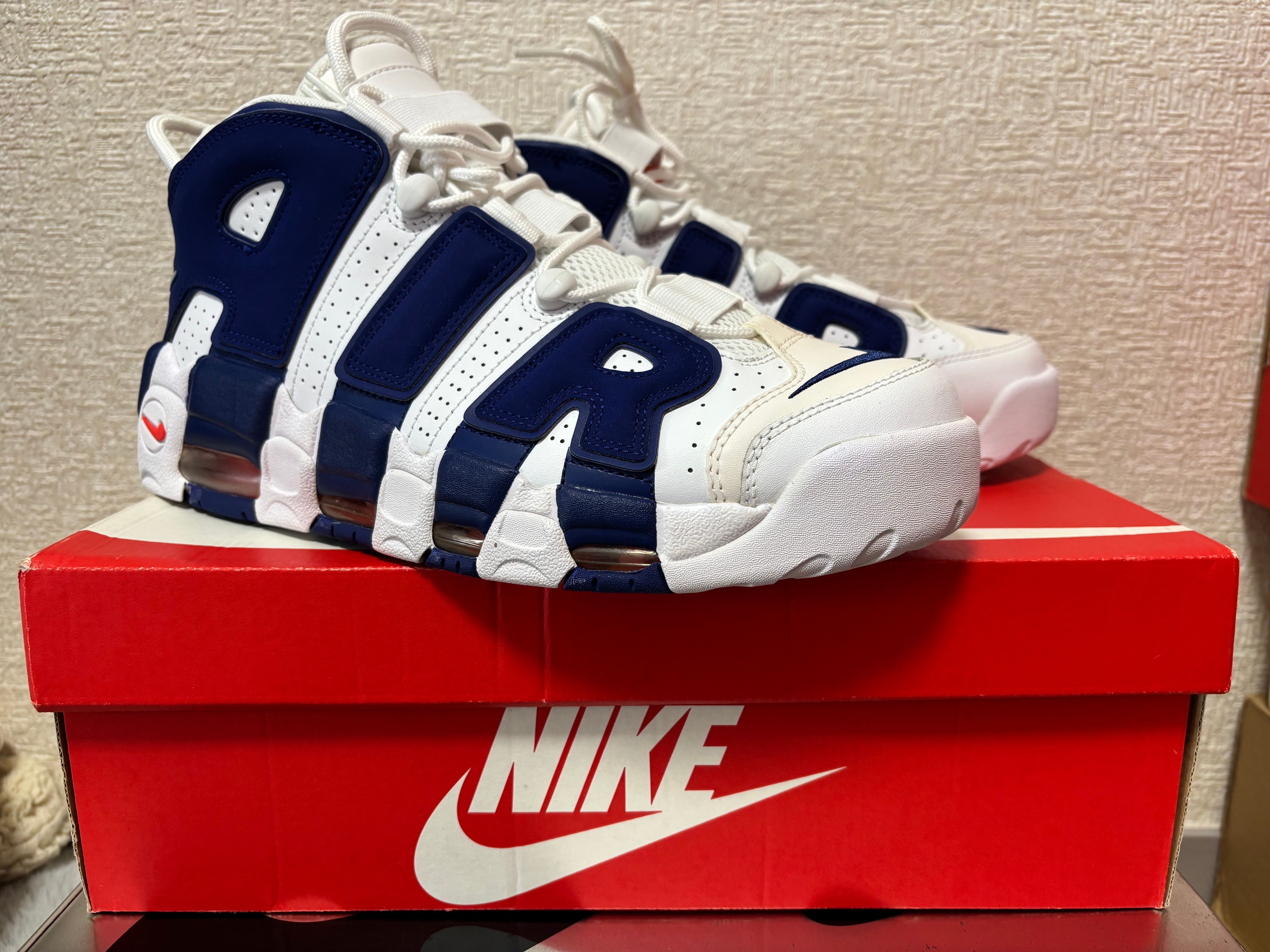 NIKE AIR MORE UPTEMPO 96 "WHITE/DEEP ROYAL BLUE"