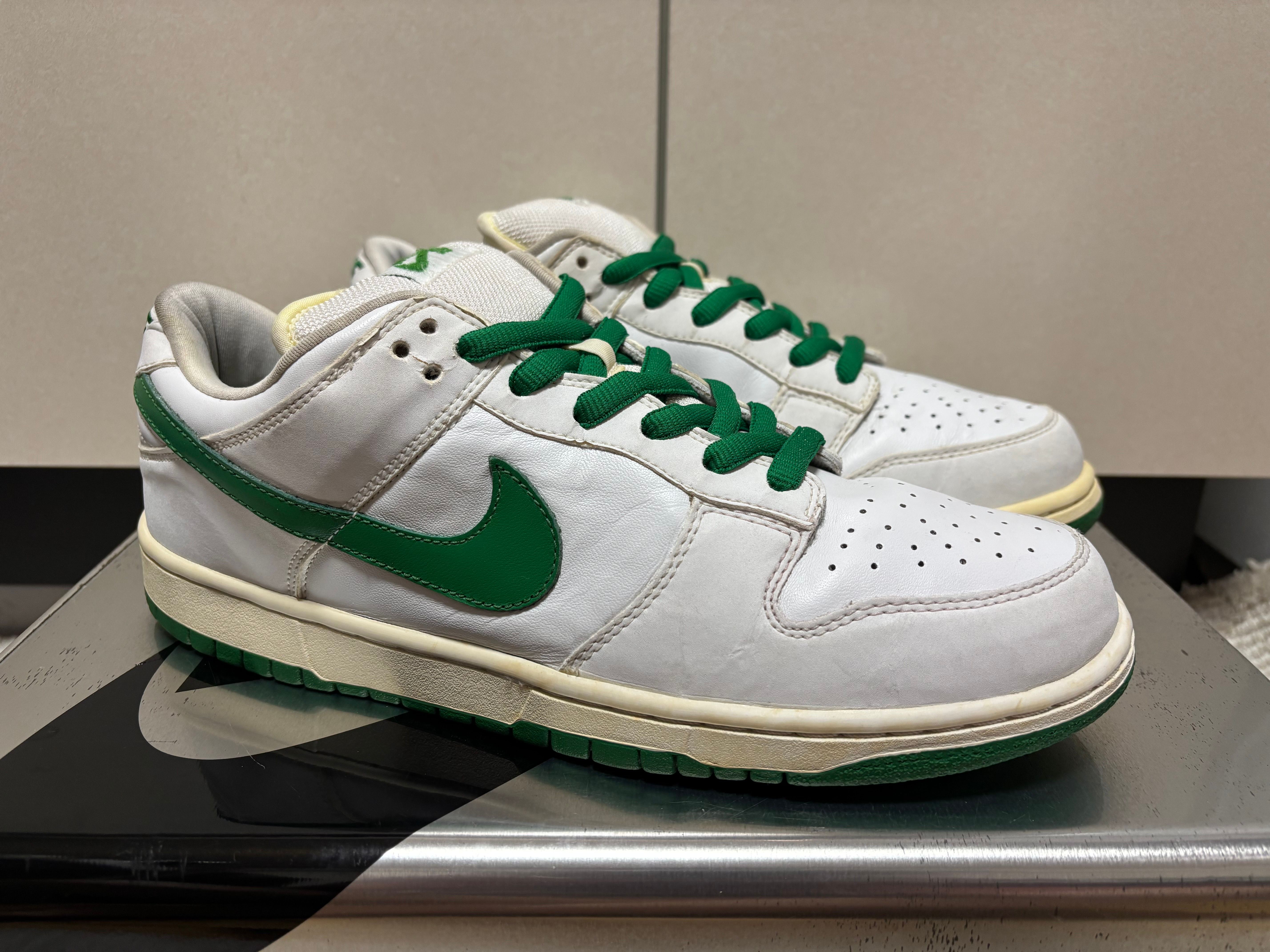 Nike SB Dunk Low Pro "White Classic Green"