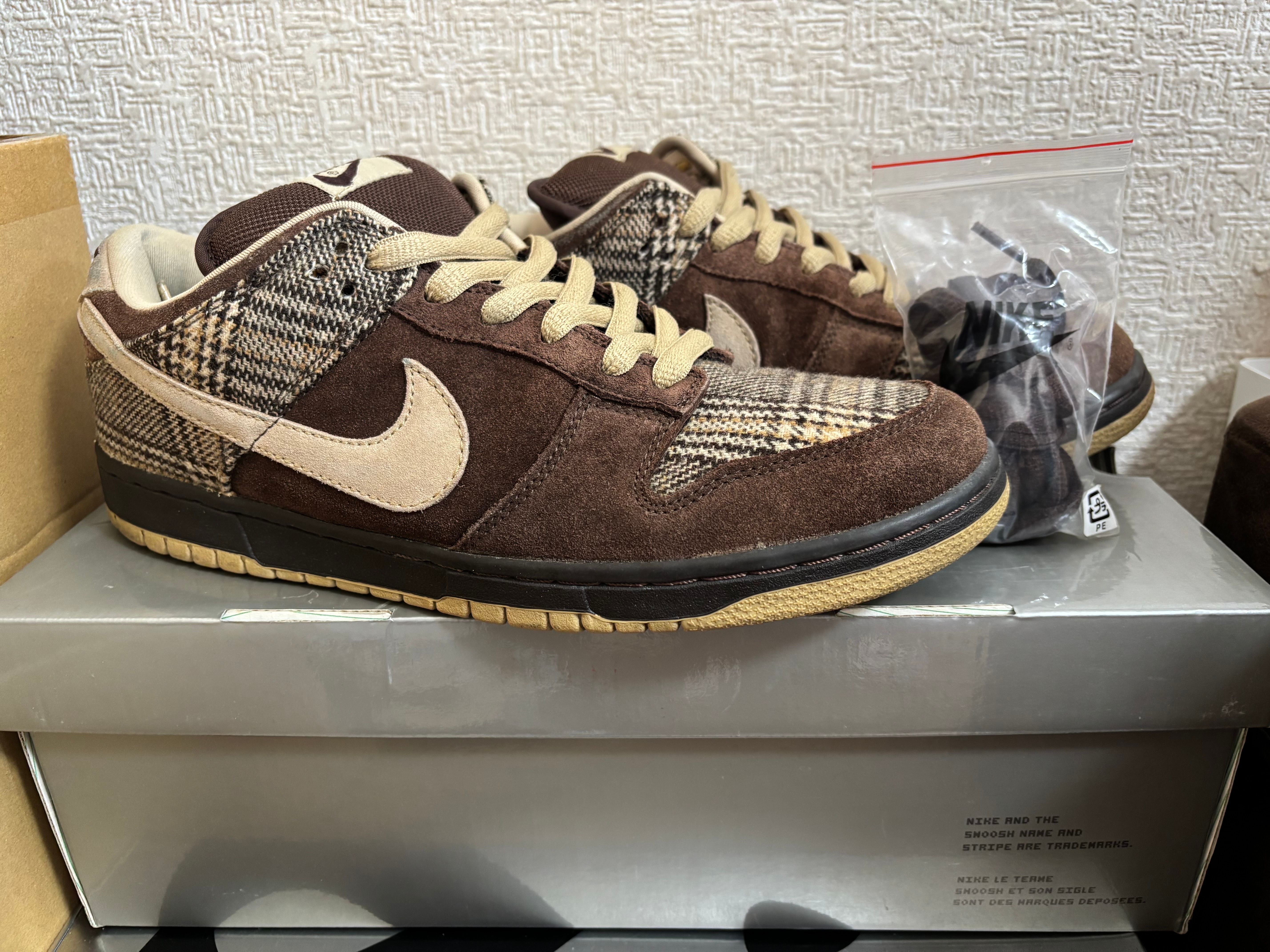 T*A様 NIKE SB ダンクロープロ　ダークモカ/ツイード　29cm Yahoo!オークション - NIKE DUNK LOW PRO SB DARK MOCHA TWEED