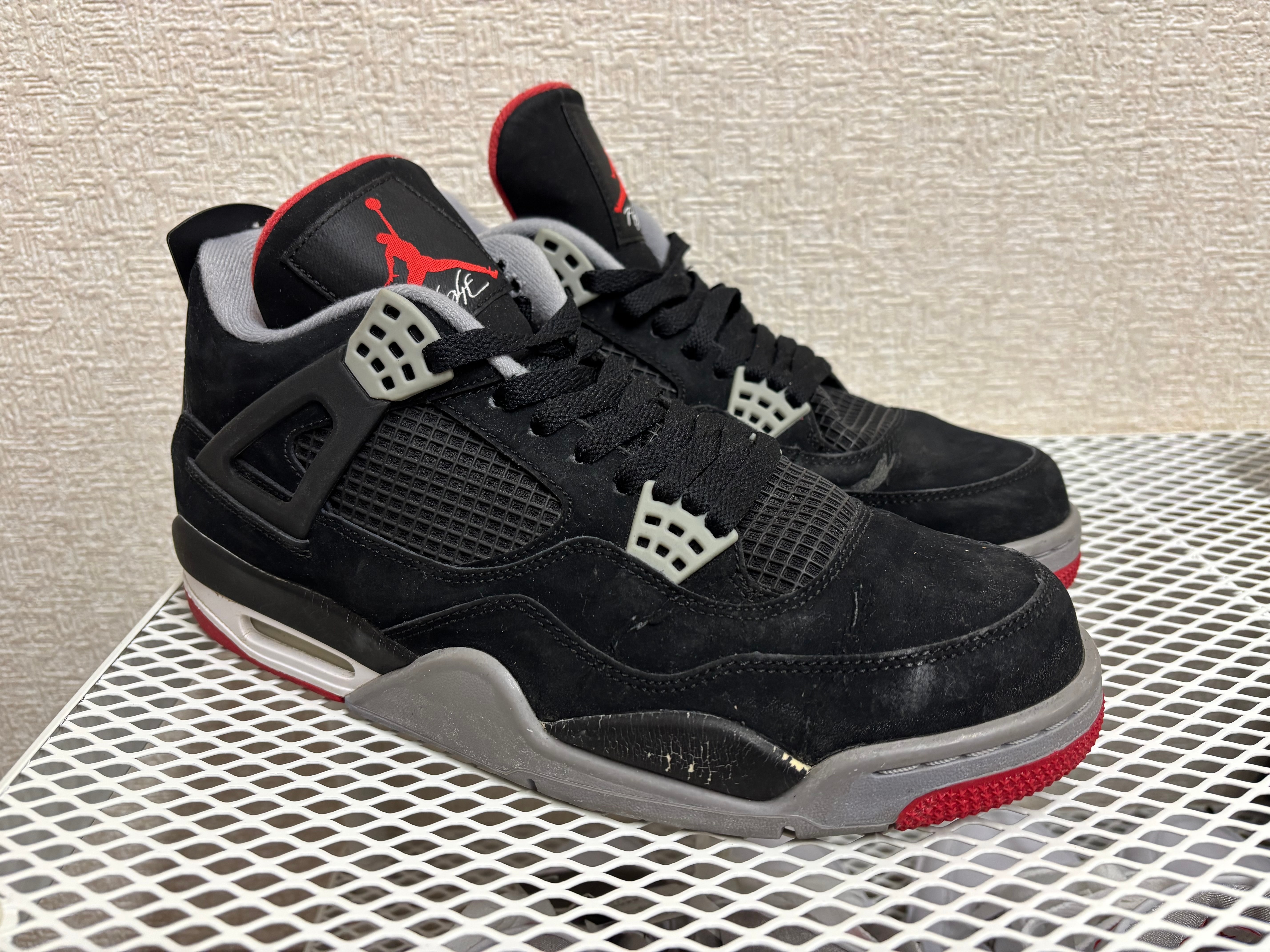 Nike Air Jordan 4 Retro "Black/Cement Grey/Fire Red" (2012)