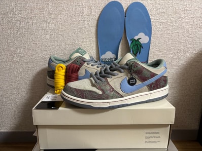Crenshaw Skate Club × Nike SB Dunk Low PRO QS "Sail/Light Blue-Cedar"