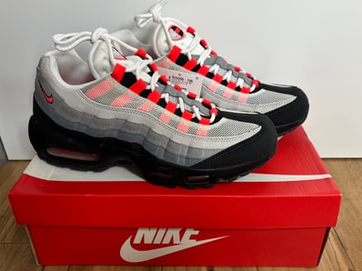 Nike Air Max 95 "White/Solar Red"