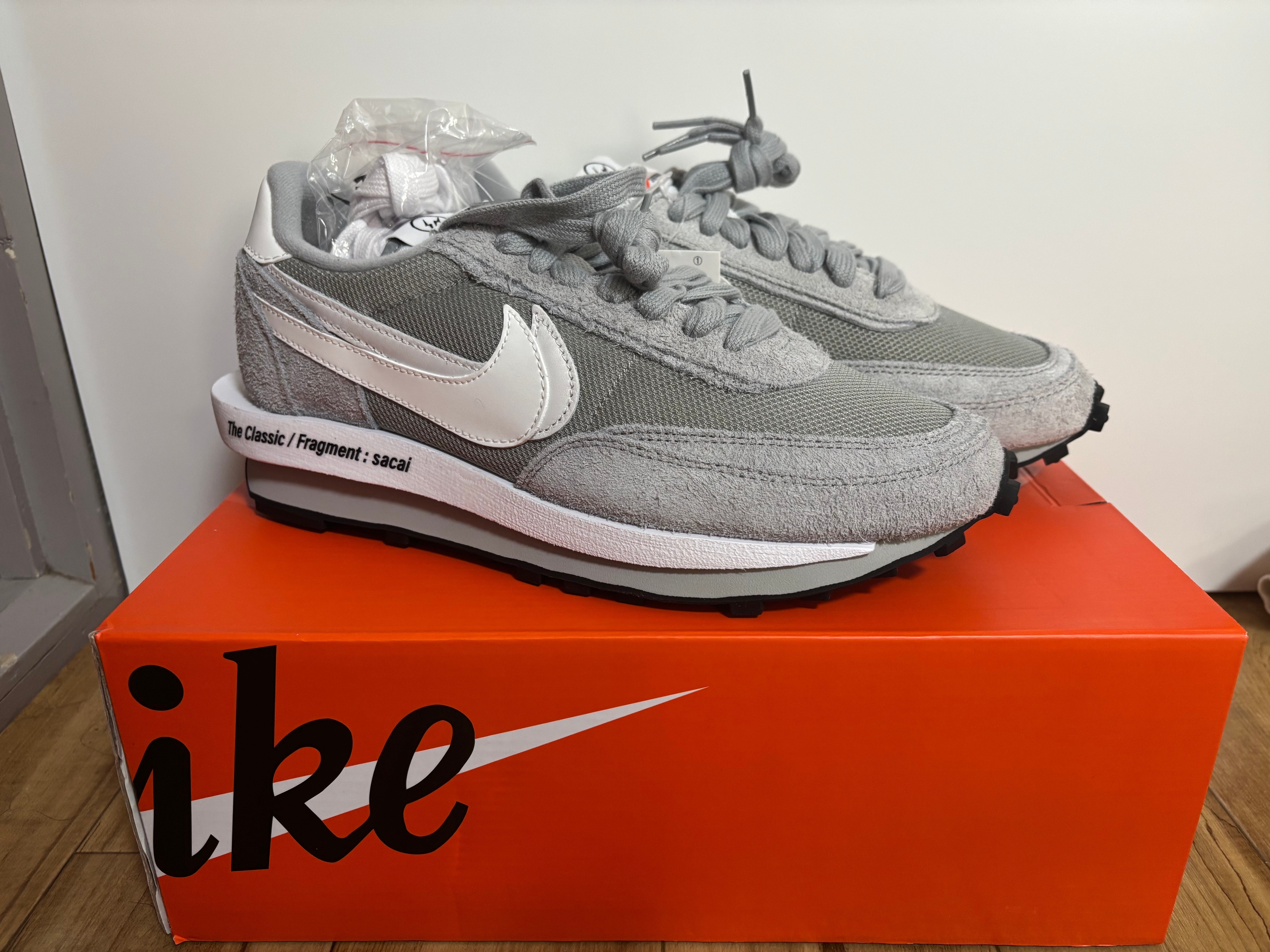 Fragment × sacai × Nike LD Waffle "Light Smoke Grey"