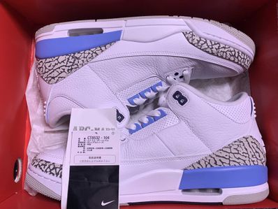 Nike Air Jordan 3 Retro "UNC" (2020)