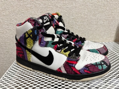 Nike SB Dunk High Huxtable "White/Black"