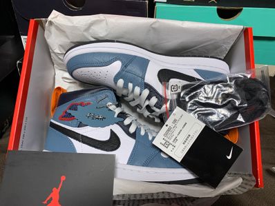 FACETASM × Nike Air Jordan 1 Mid "White/Navy"