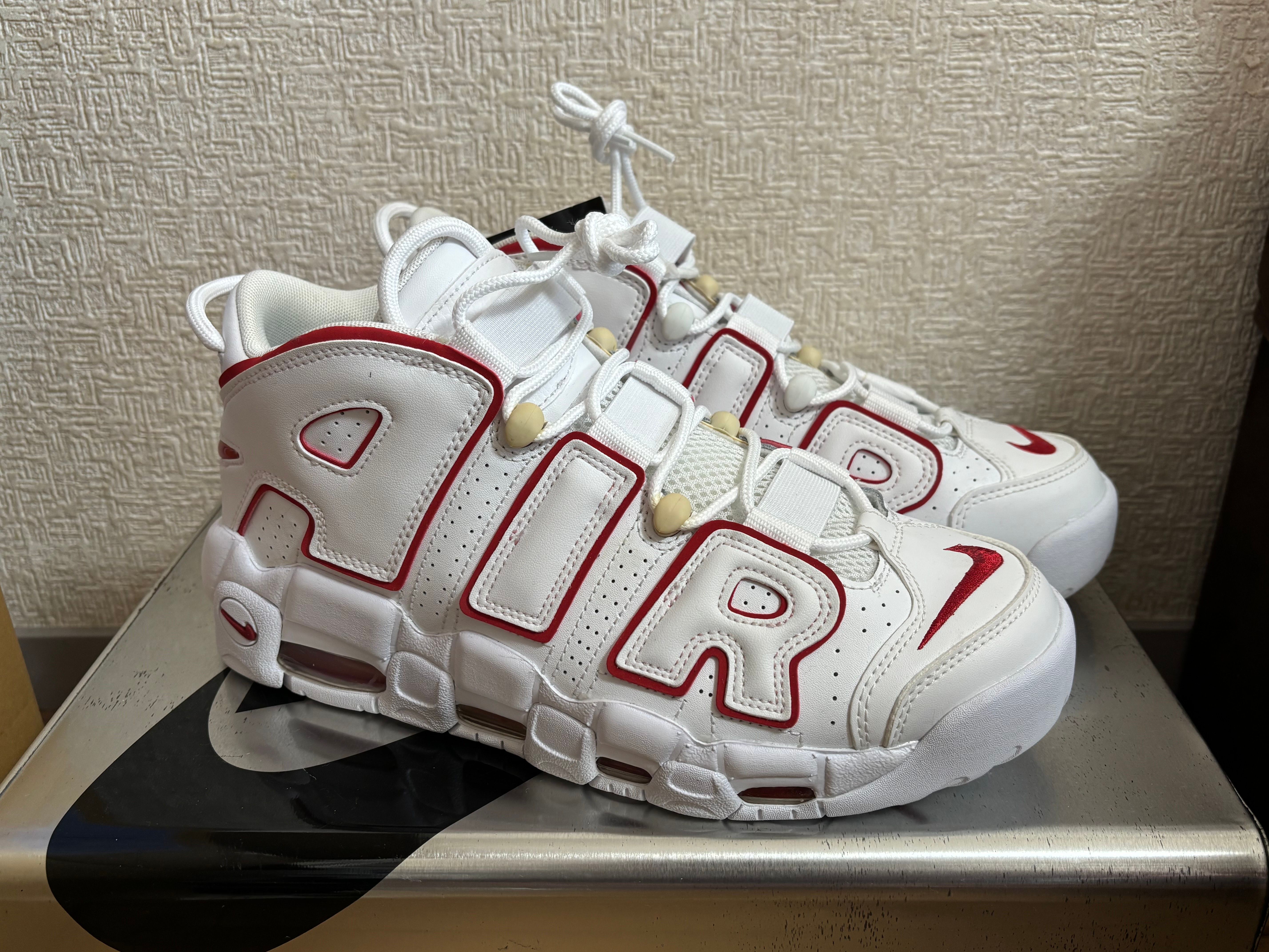 NIKE AIR MORE UPTEMPO "WHITE/VARSITY RED" (2021)