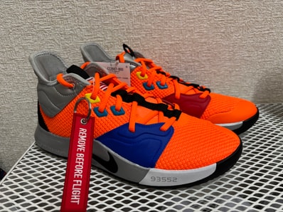 Nike PG 3 NASA "Total Orange/Metallic Silver"
