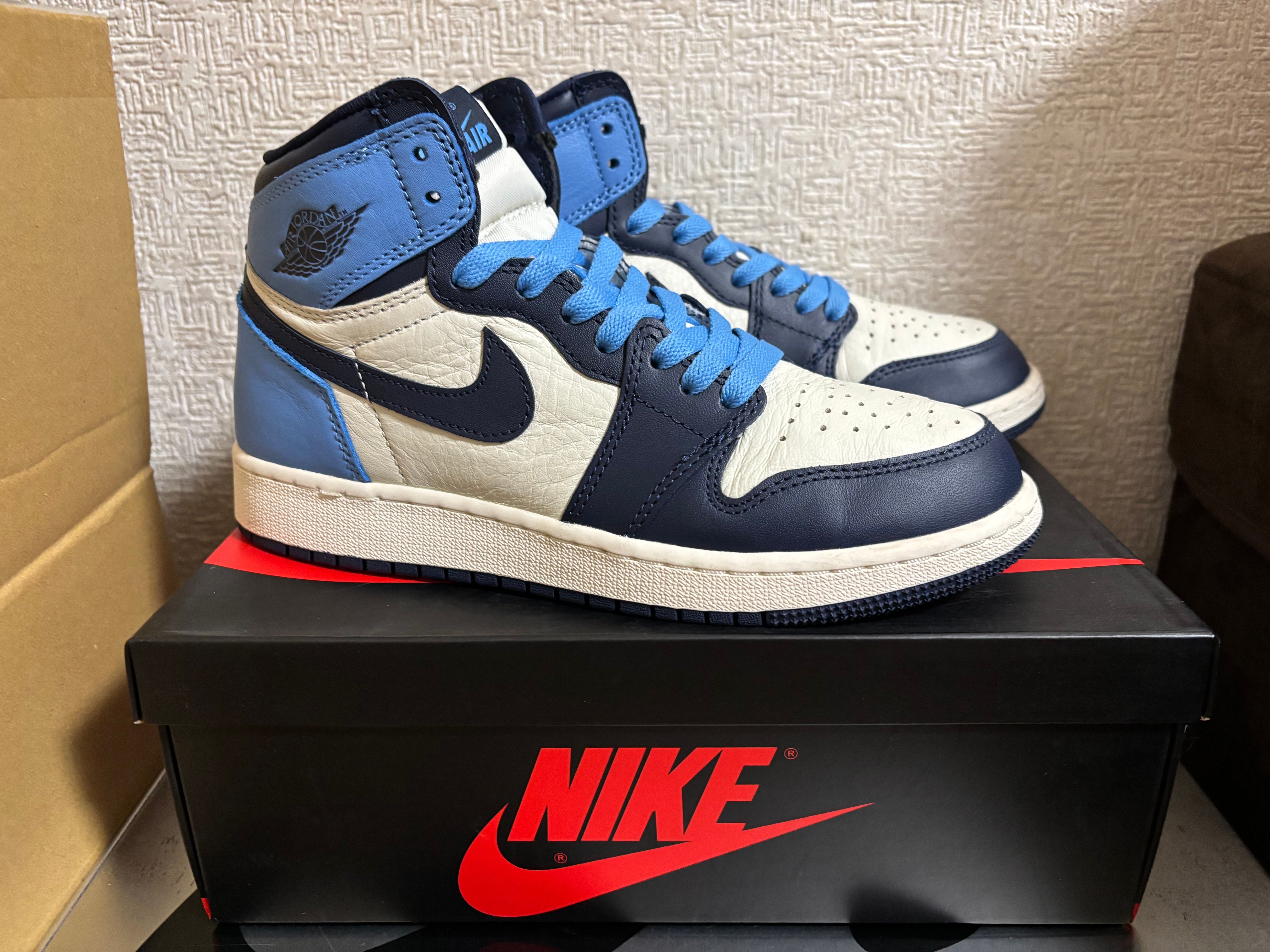 Nike GS Air Jordan 1 Retro High "Obsidian/University Blue"